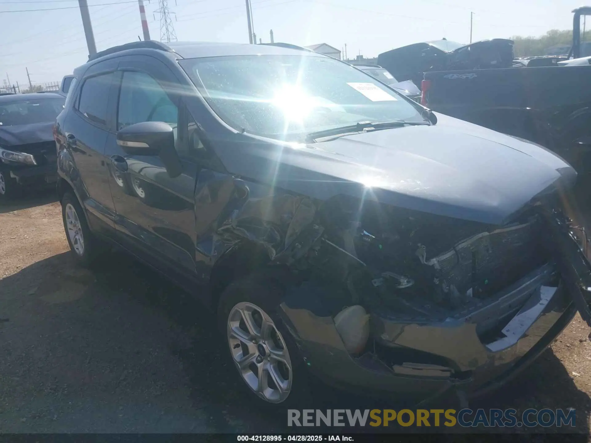 1 Фотография поврежденного автомобиля MAJ6S3GL3LC319729 FORD ECOSPORT 2020