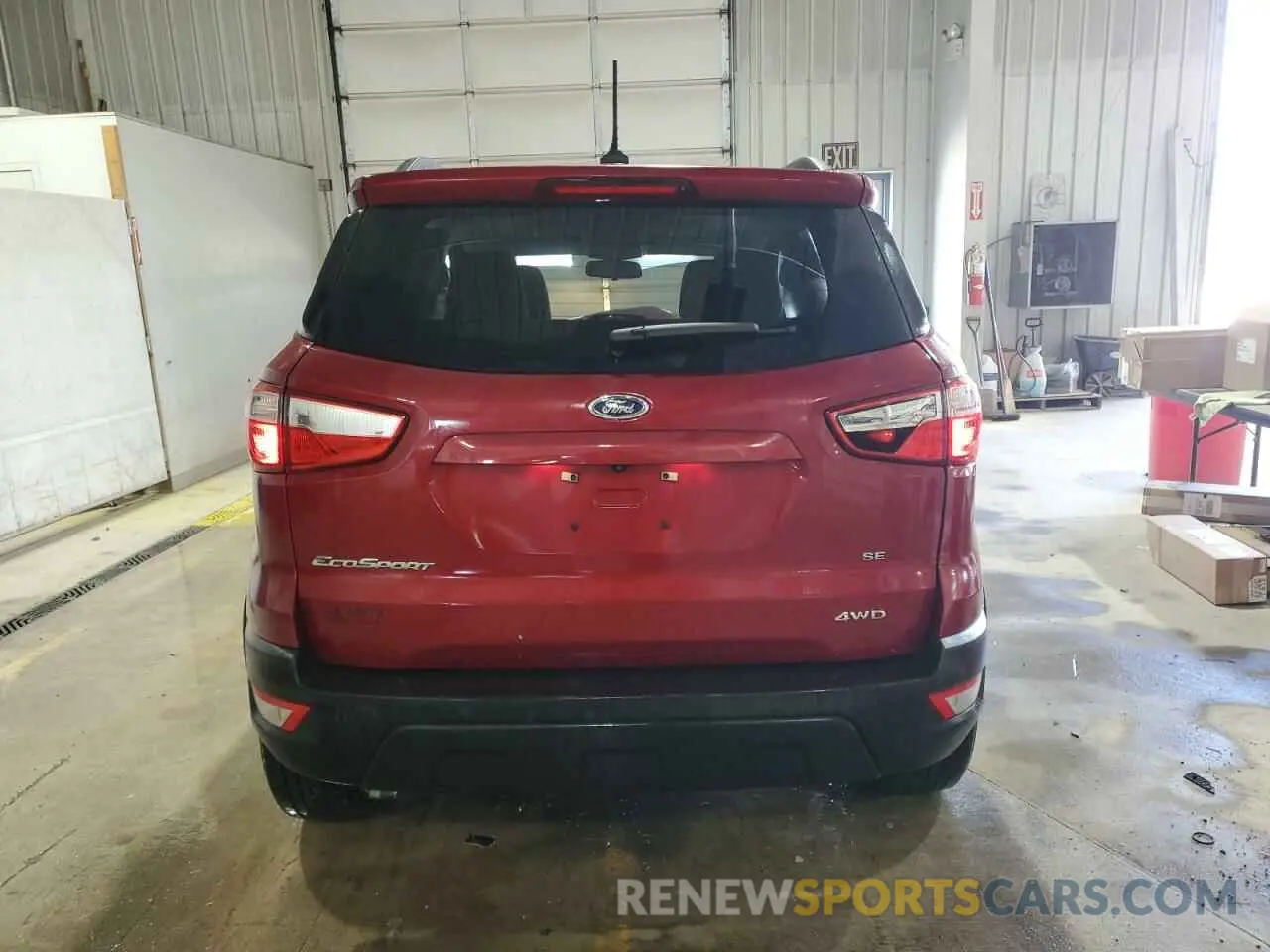 6 Photograph of a damaged car MAJ6S3GL3LC387254 FORD ECOSPORT 2020