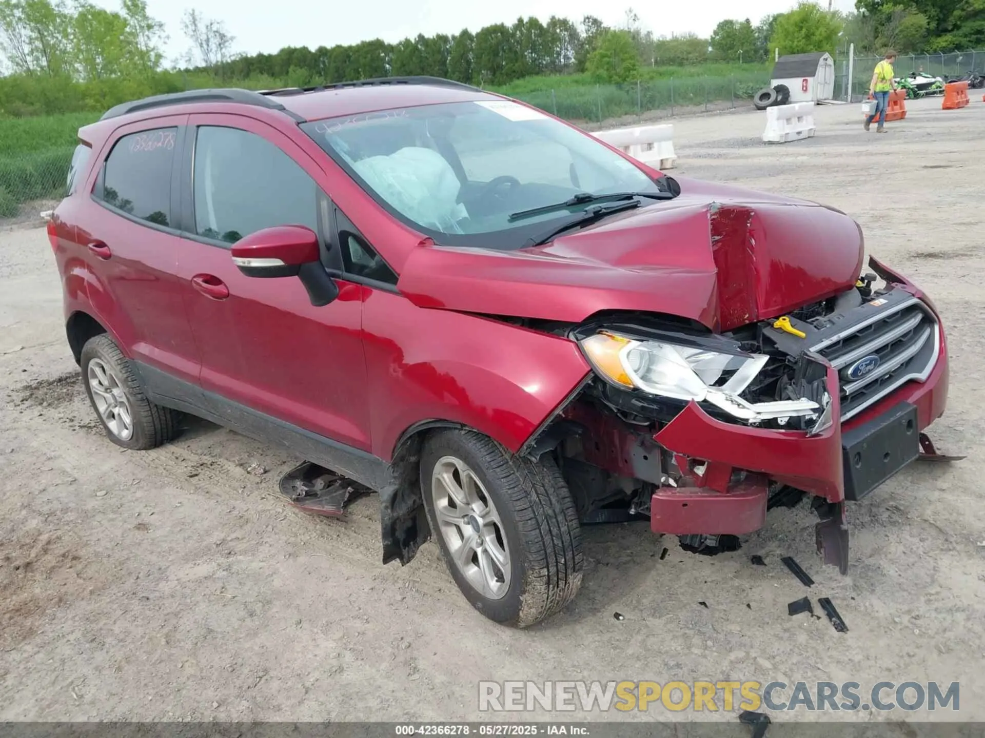 1 Photograph of a damaged car MAJ6S3GL4LC357762 FORD ECOSPORT 2020