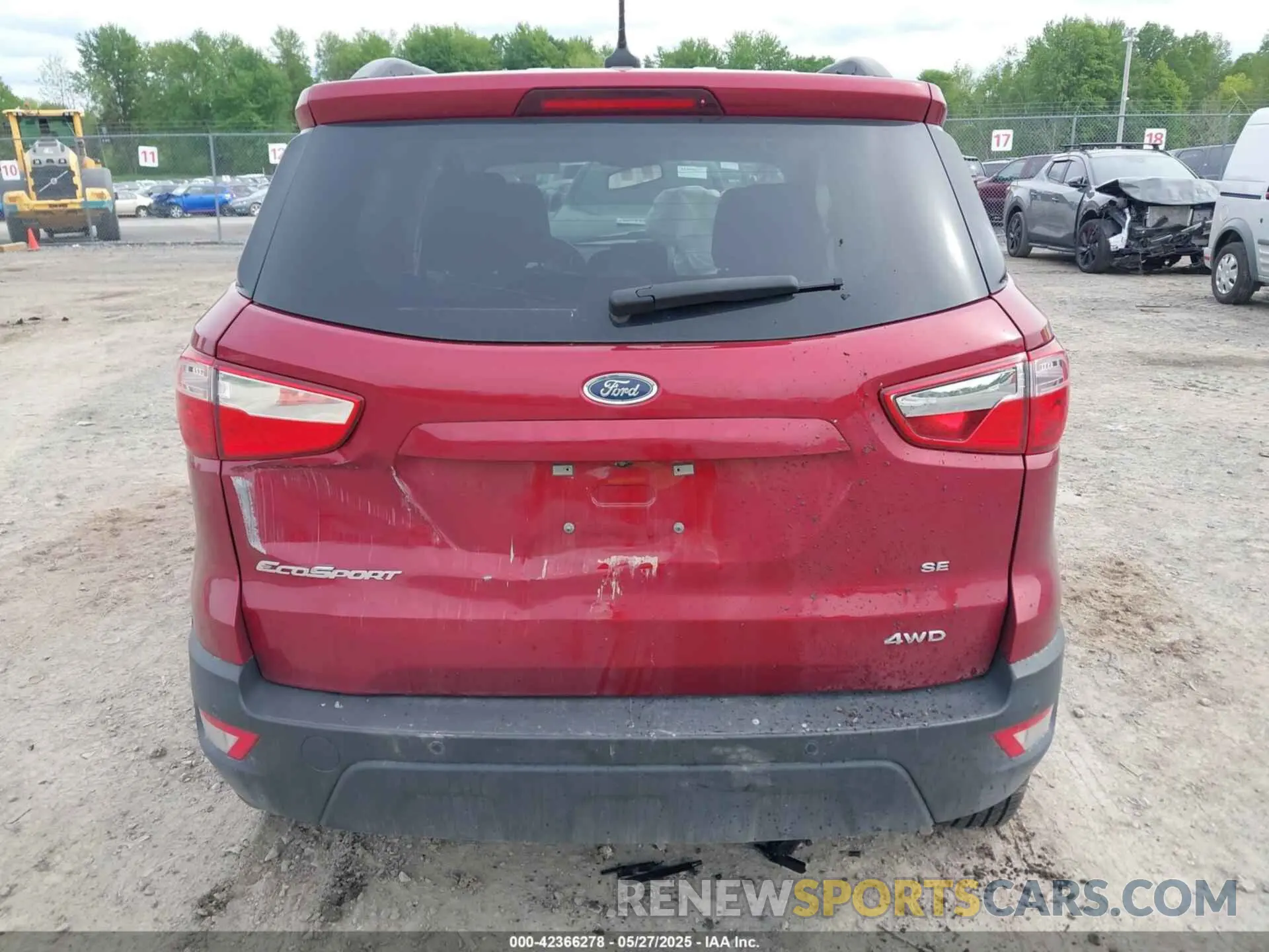 17 Photograph of a damaged car MAJ6S3GL4LC357762 FORD ECOSPORT 2020