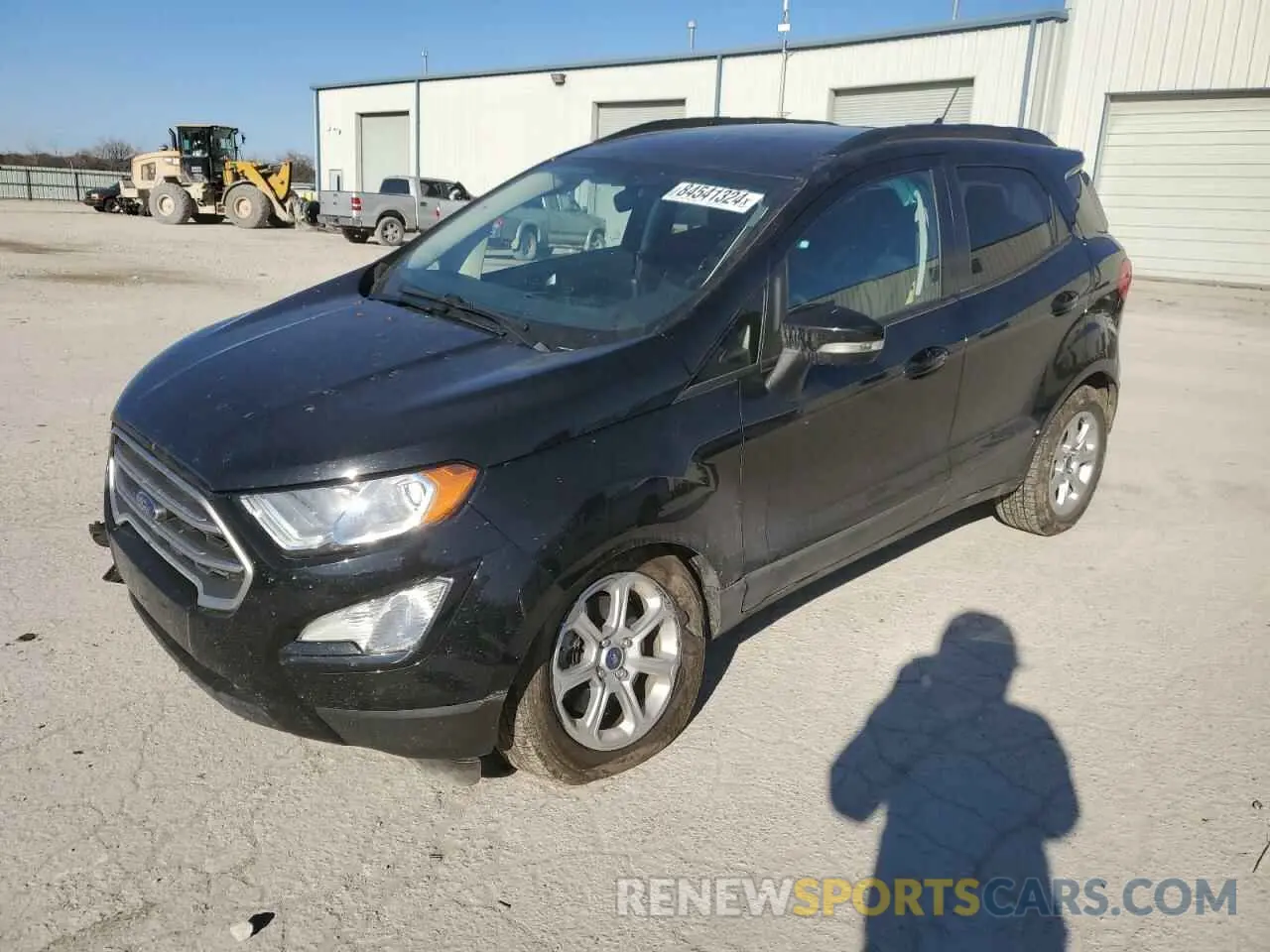 1 Photograph of a damaged car MAJ6S3GL4LC376036 FORD ECOSPORT 2020