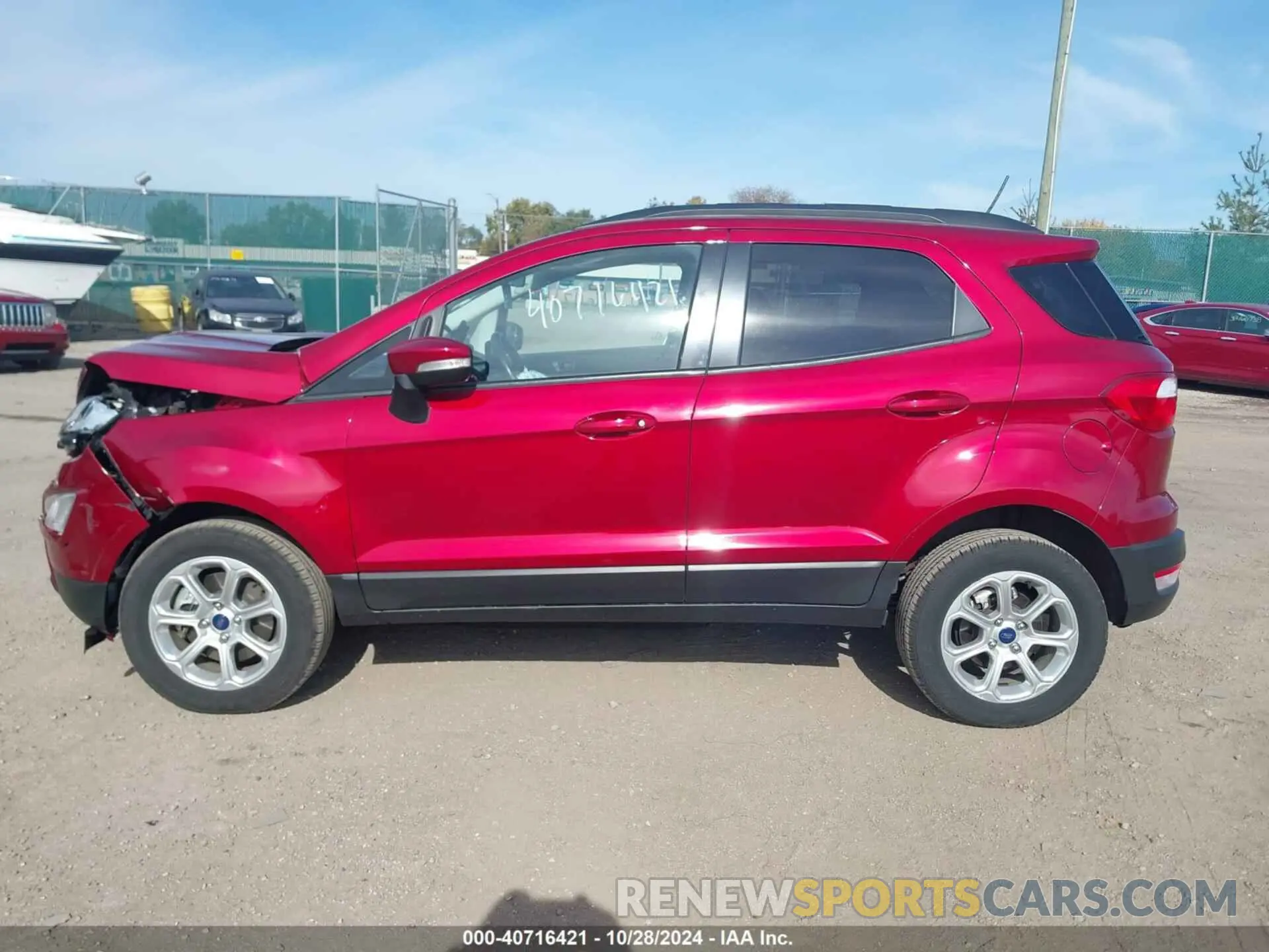 14 Photograph of a damaged car MAJ6S3GL5LC324432 FORD ECOSPORT 2020