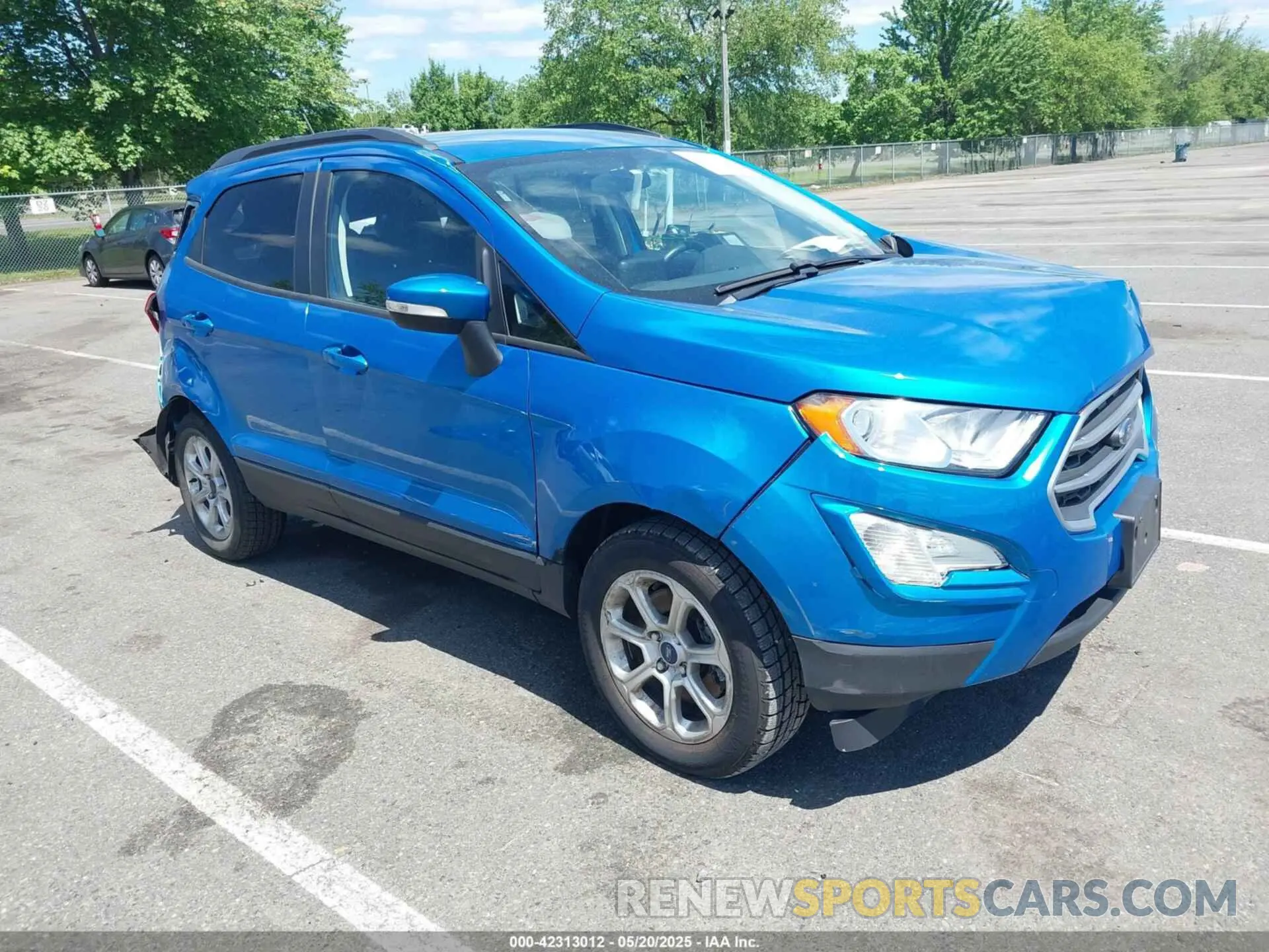 1 Фотография поврежденного автомобиля MAJ6S3GL5LC336693 FORD ECOSPORT 2020
