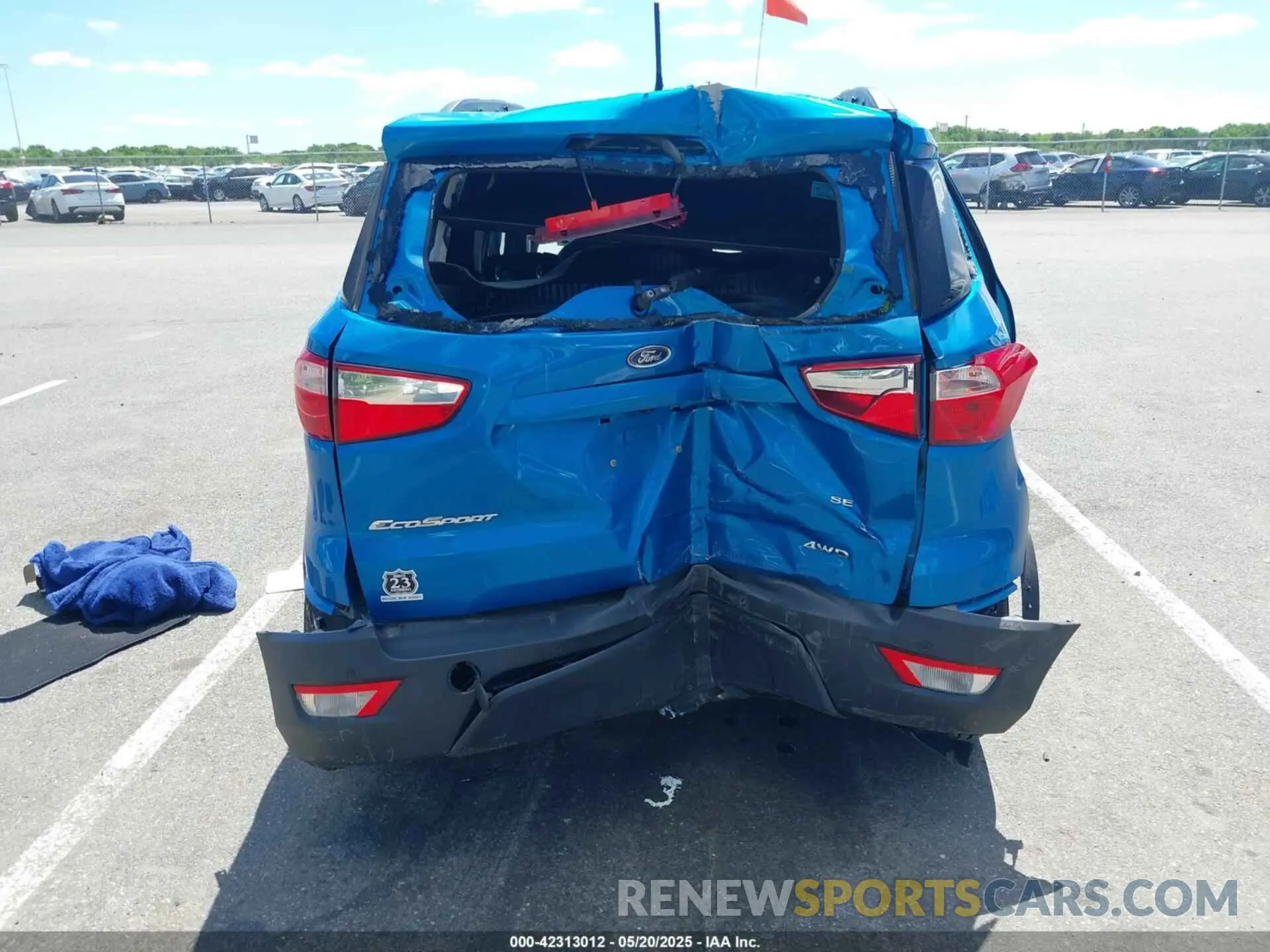 16 Фотография поврежденного автомобиля MAJ6S3GL5LC336693 FORD ECOSPORT 2020