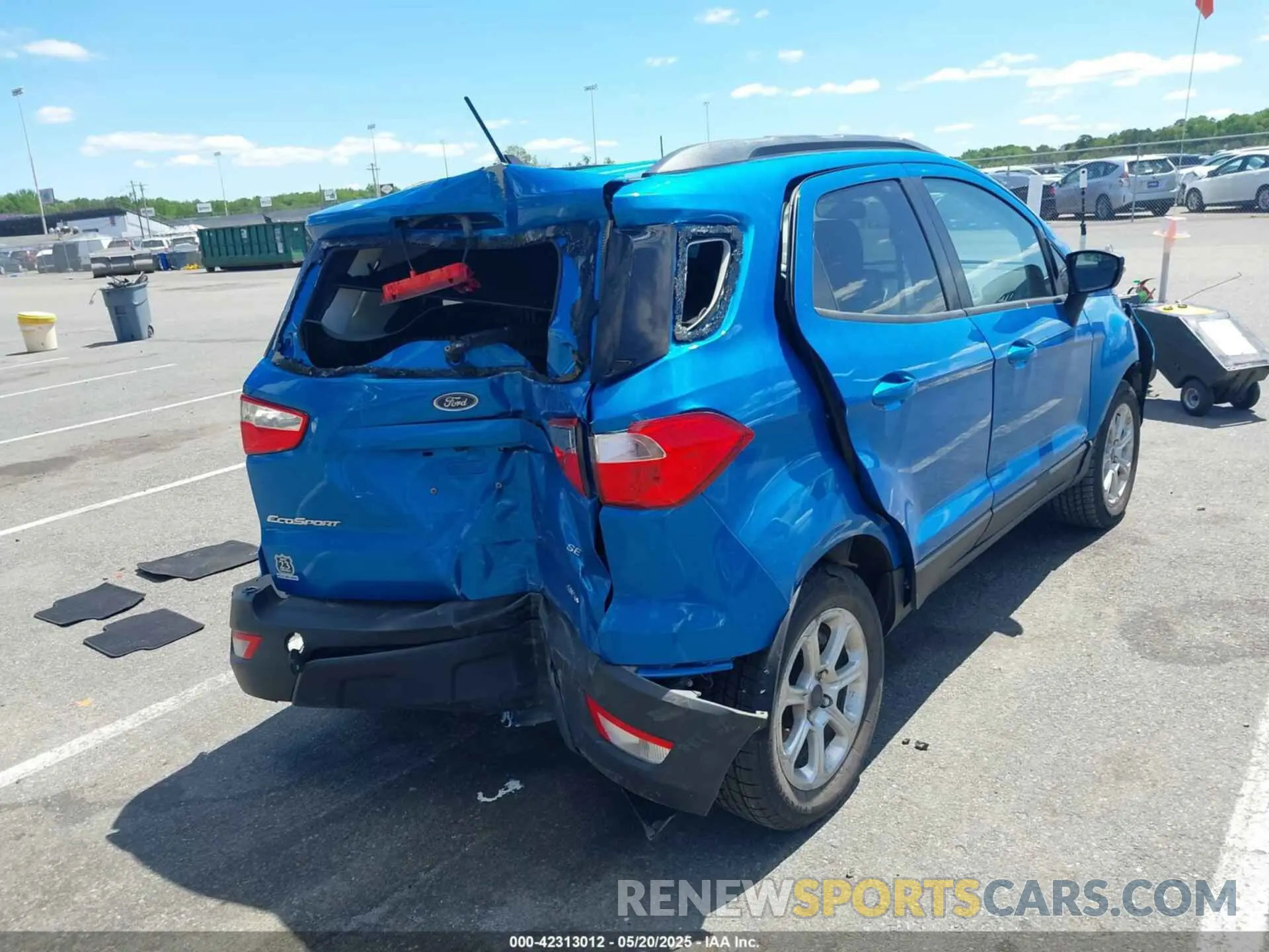 4 Фотография поврежденного автомобиля MAJ6S3GL5LC336693 FORD ECOSPORT 2020