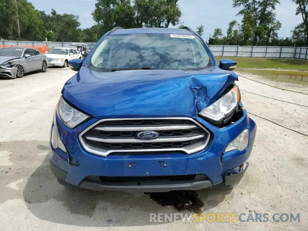 5 Photograph of a damaged car MAJ6S3GL5LC365742 FORD ECOSPORT 2020