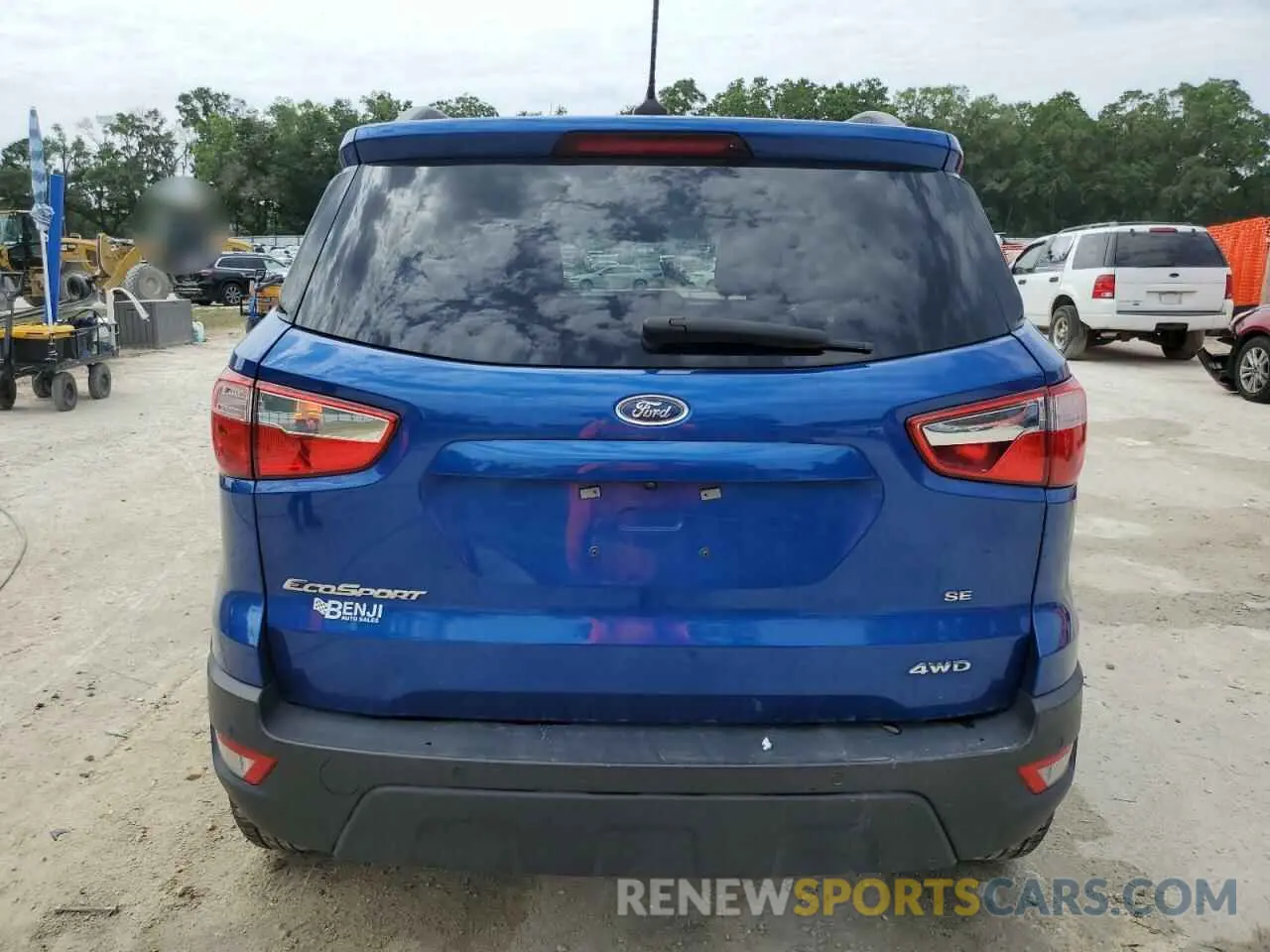 6 Photograph of a damaged car MAJ6S3GL5LC365742 FORD ECOSPORT 2020