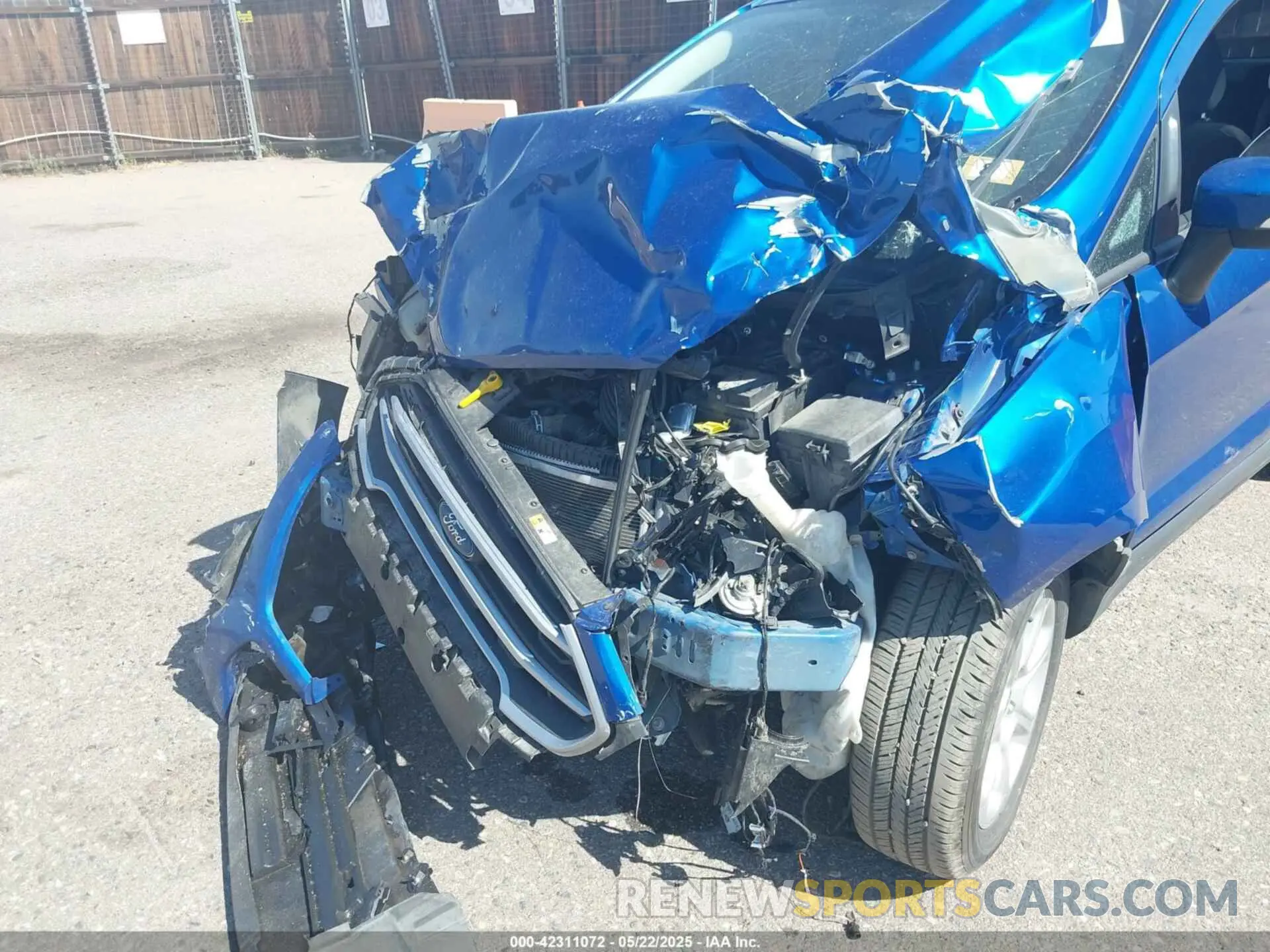 6 Photograph of a damaged car MAJ6S3GL6LC321572 FORD ECOSPORT 2020