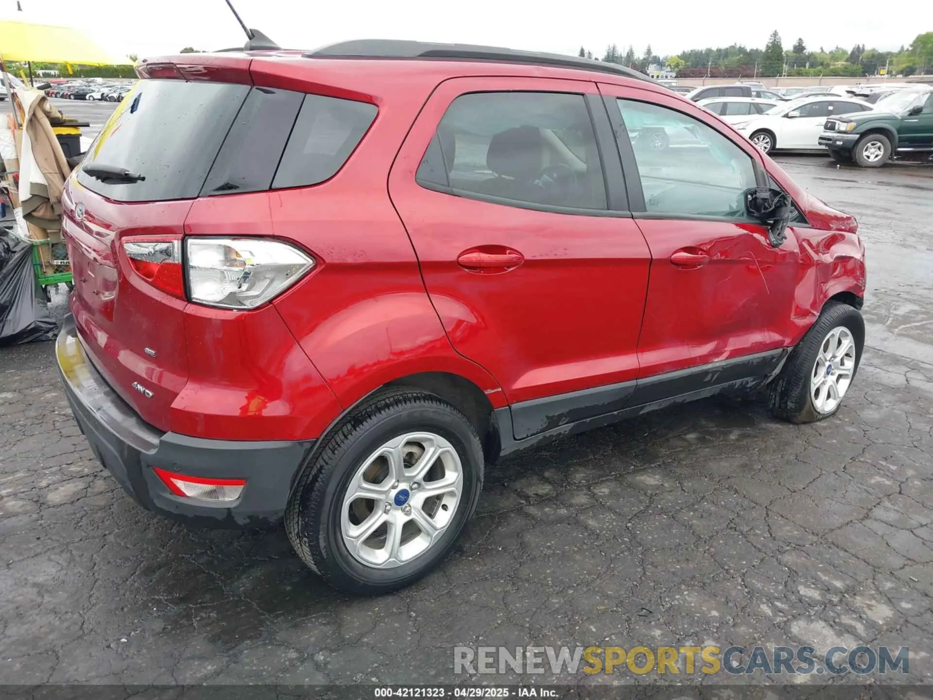 4 Photograph of a damaged car MAJ6S3GL6LC356600 FORD ECOSPORT 2020