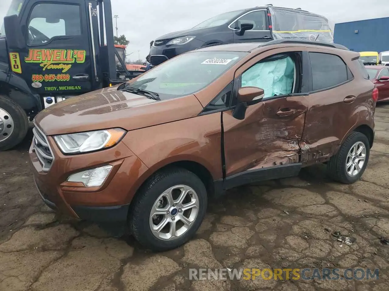 1 Фотография поврежденного автомобиля MAJ6S3GL6LC369363 FORD ECOSPORT 2020