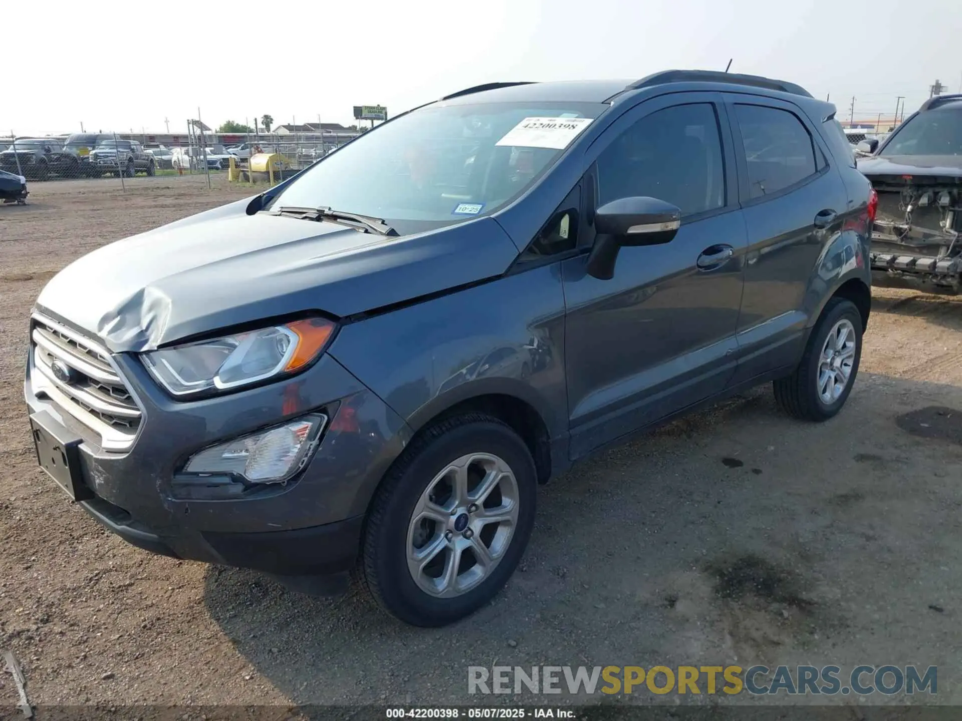 2 Photograph of a damaged car MAJ6S3GL7LC324710 FORD ECOSPORT 2020