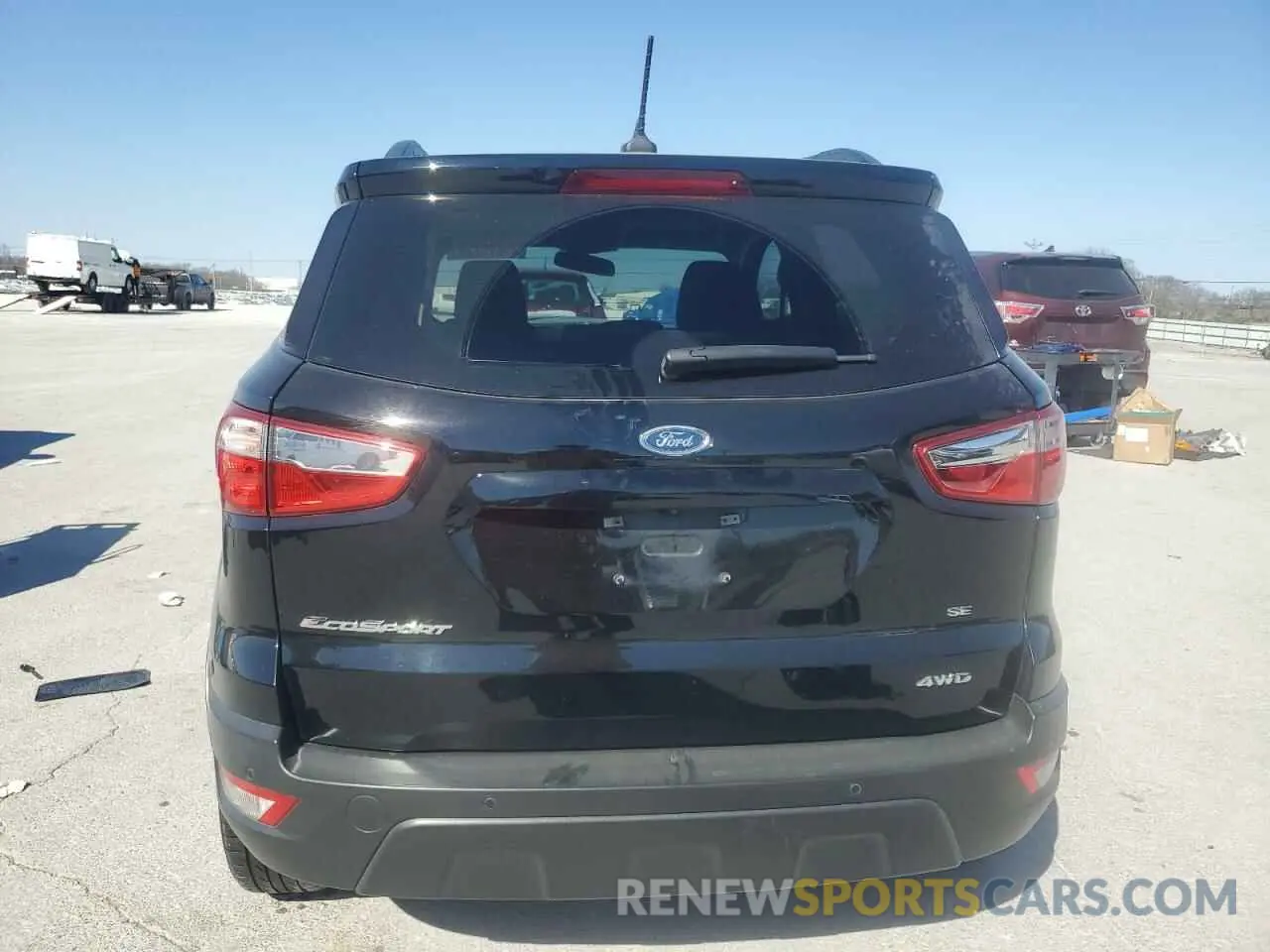 6 Photograph of a damaged car MAJ6S3GL7LC336968 FORD ECOSPORT 2020