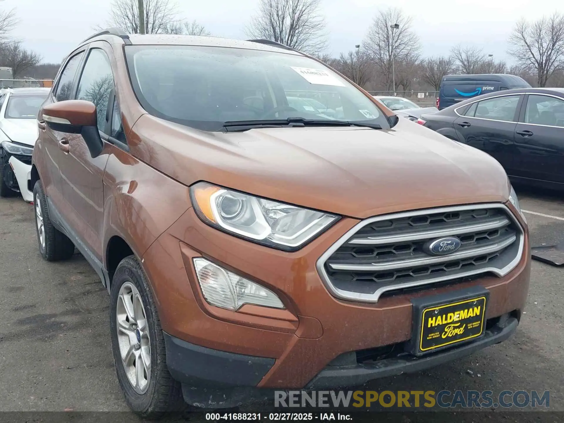1 Фотография поврежденного автомобиля MAJ6S3GL7LC366150 FORD ECOSPORT 2020