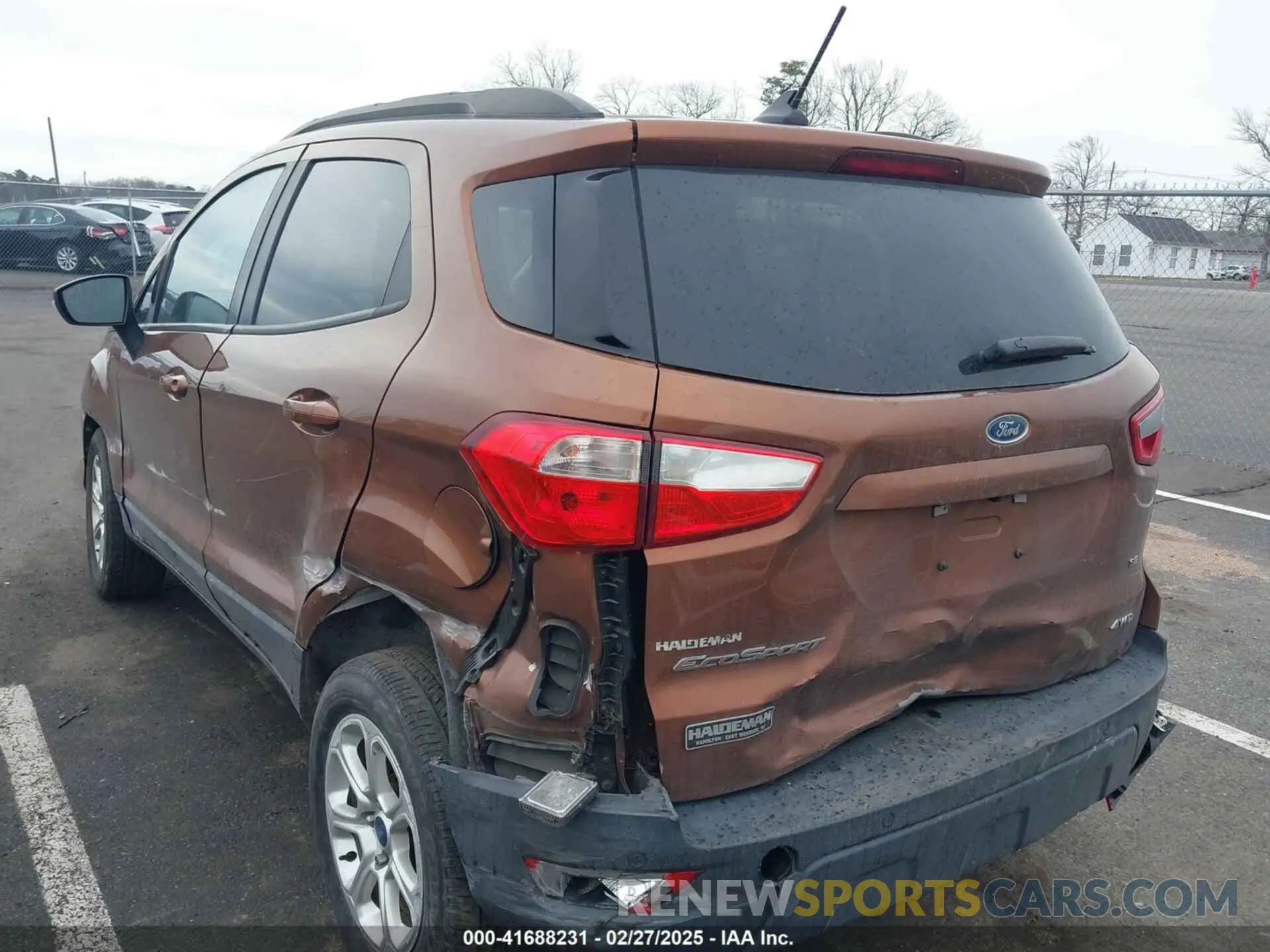 6 Фотография поврежденного автомобиля MAJ6S3GL7LC366150 FORD ECOSPORT 2020