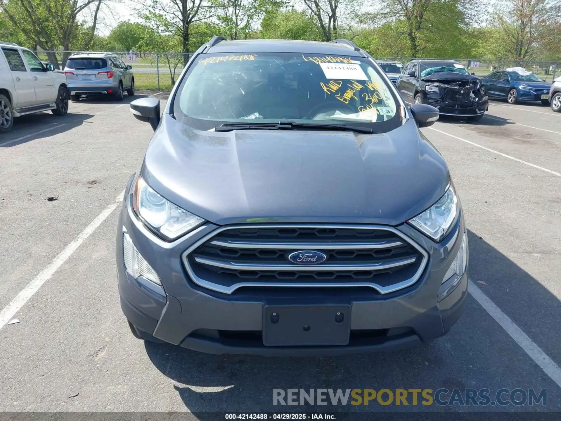 12 Photograph of a damaged car MAJ6S3GL7LC390240 FORD ECOSPORT 2020