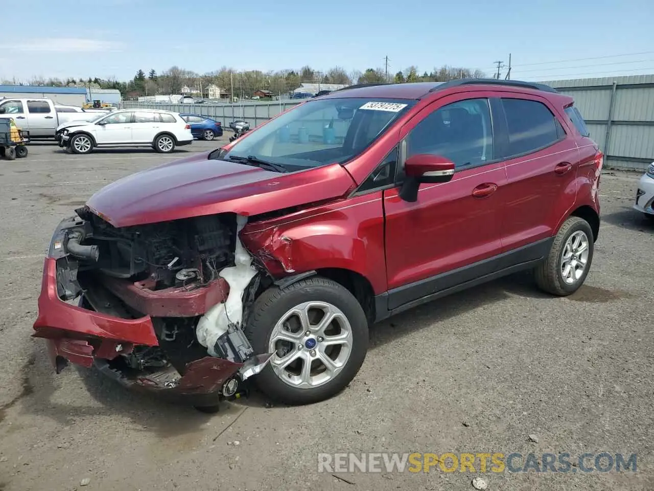 1 Photograph of a damaged car MAJ6S3GL9LC327026 FORD ECOSPORT 2020