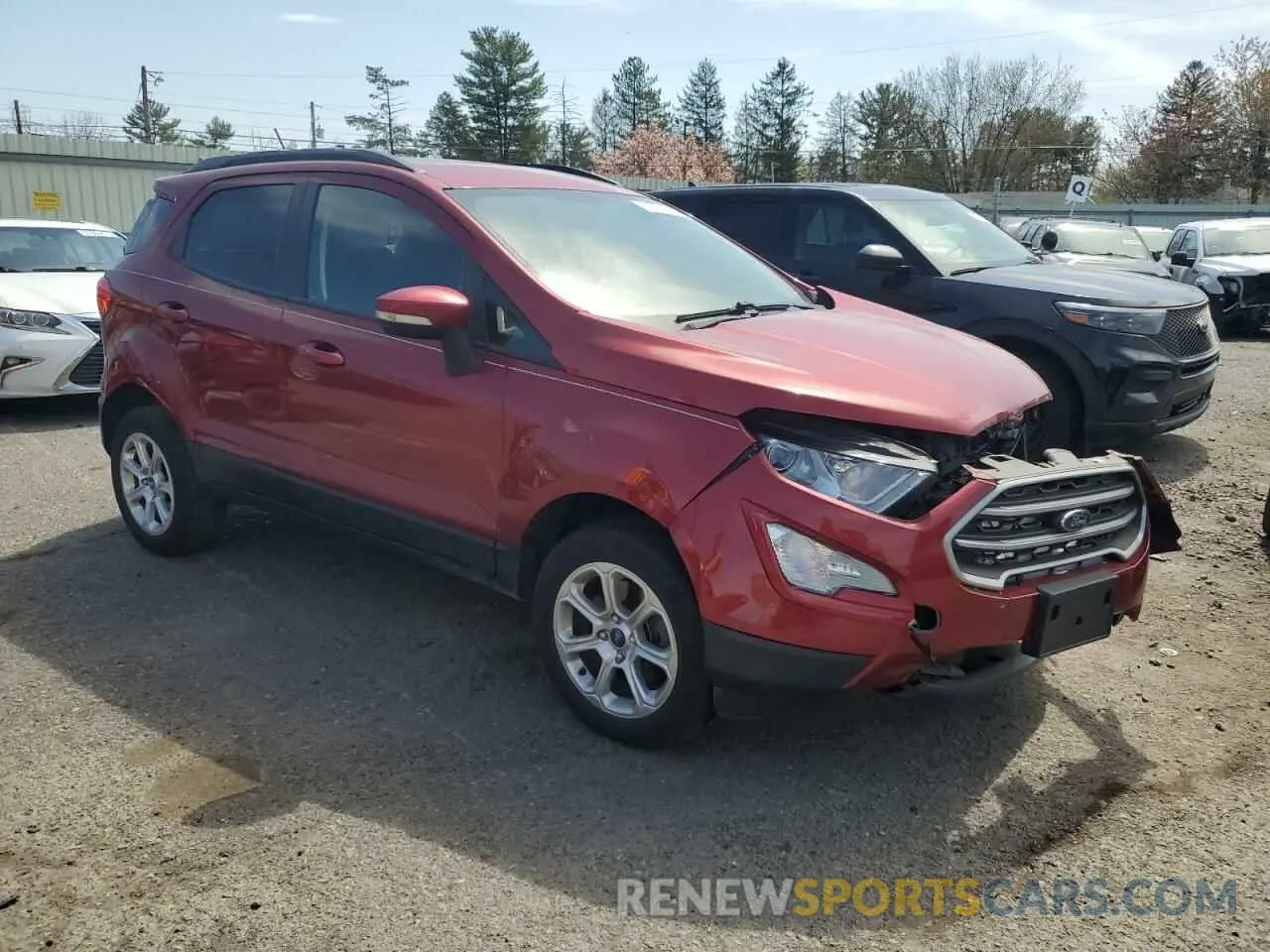 4 Photograph of a damaged car MAJ6S3GL9LC327026 FORD ECOSPORT 2020