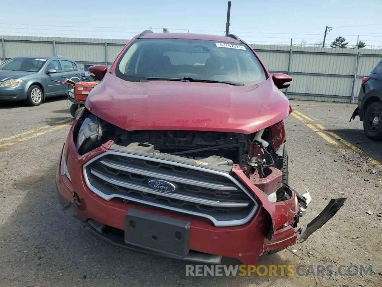 5 Photograph of a damaged car MAJ6S3GL9LC327026 FORD ECOSPORT 2020