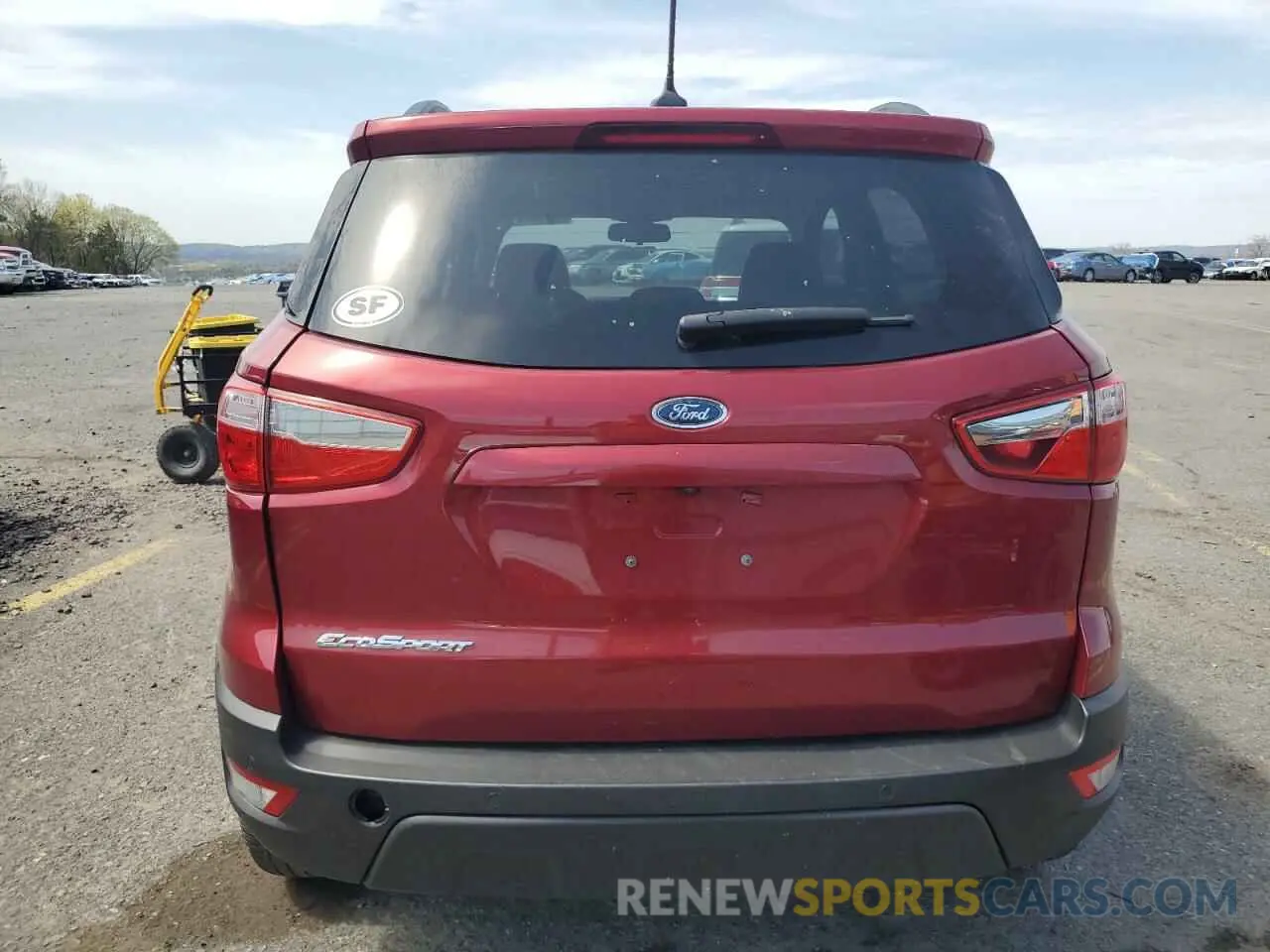 6 Photograph of a damaged car MAJ6S3GL9LC327026 FORD ECOSPORT 2020
