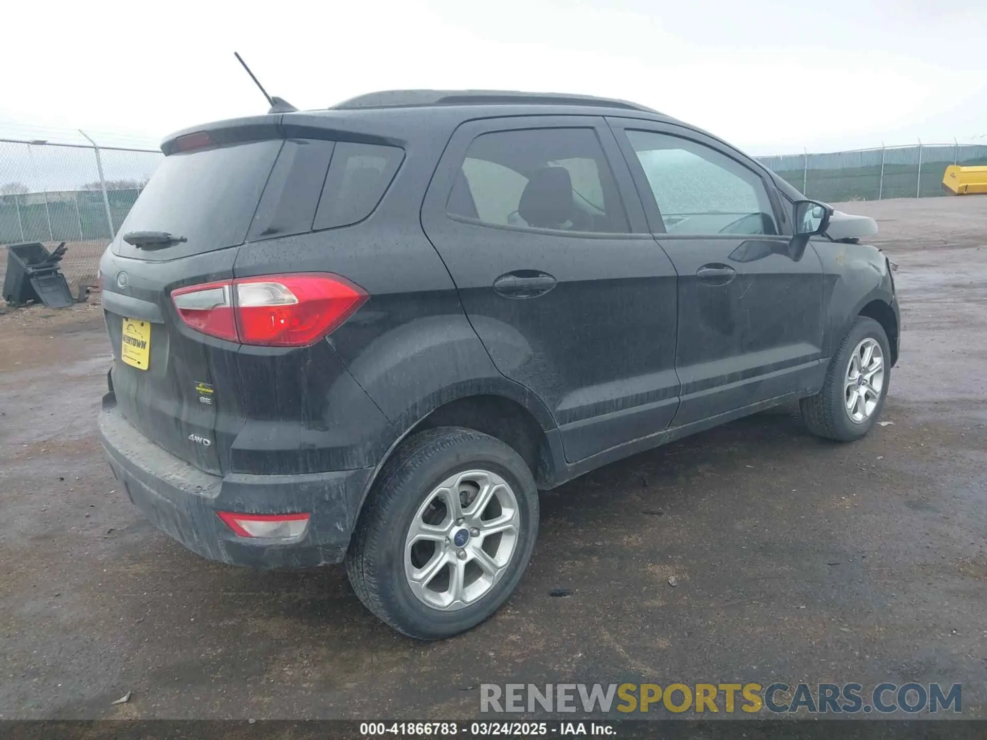 4 Photograph of a damaged car MAJ6S3GL9LC384889 FORD ECOSPORT 2020