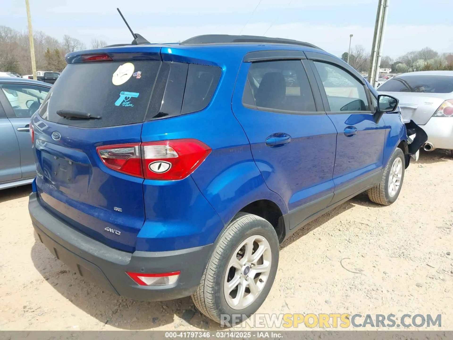 4 Фотография поврежденного автомобиля MAJ6S3GL9LC391034 FORD ECOSPORT 2020