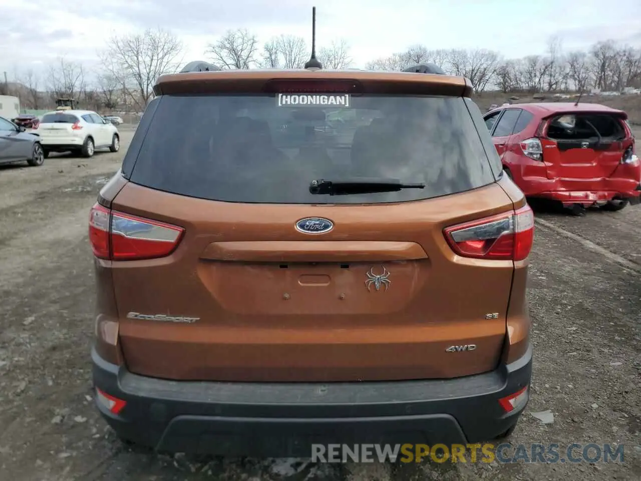 6 Photograph of a damaged car MAJ6S3GLXLC317881 FORD ECOSPORT 2020