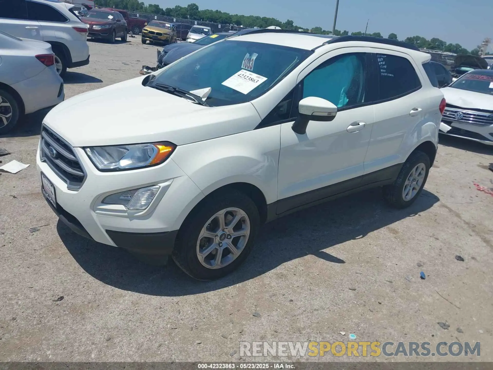 2 Photograph of a damaged car MAJ6S3GLXLC344921 FORD ECOSPORT 2020