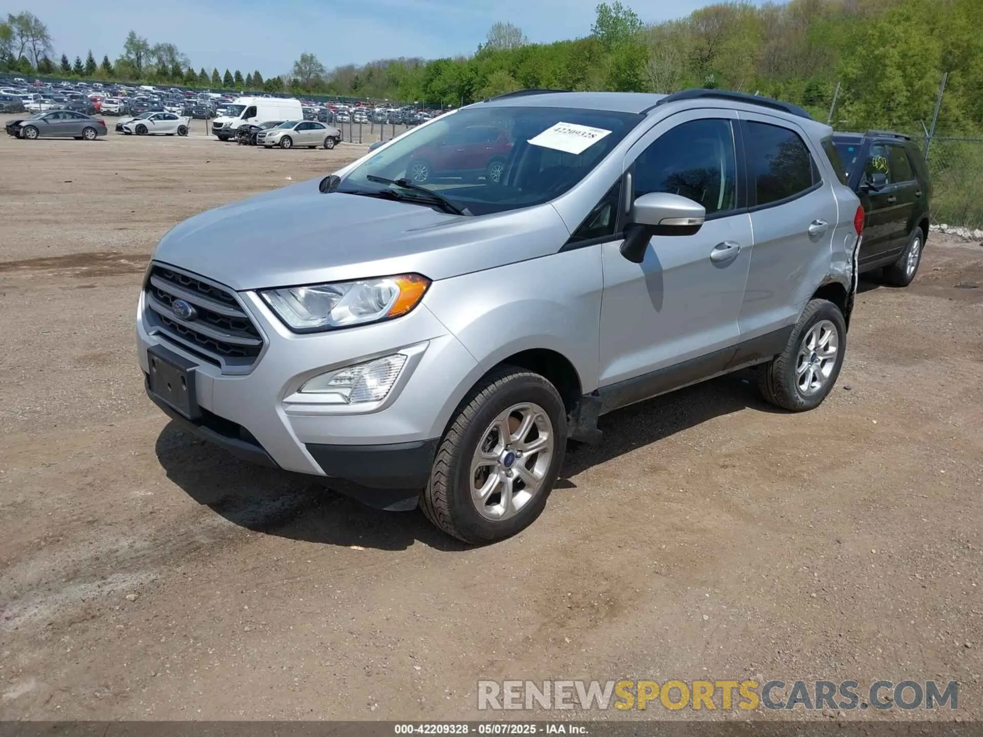 2 Photograph of a damaged car MAJ6S3GLXLC367129 FORD ECOSPORT 2020