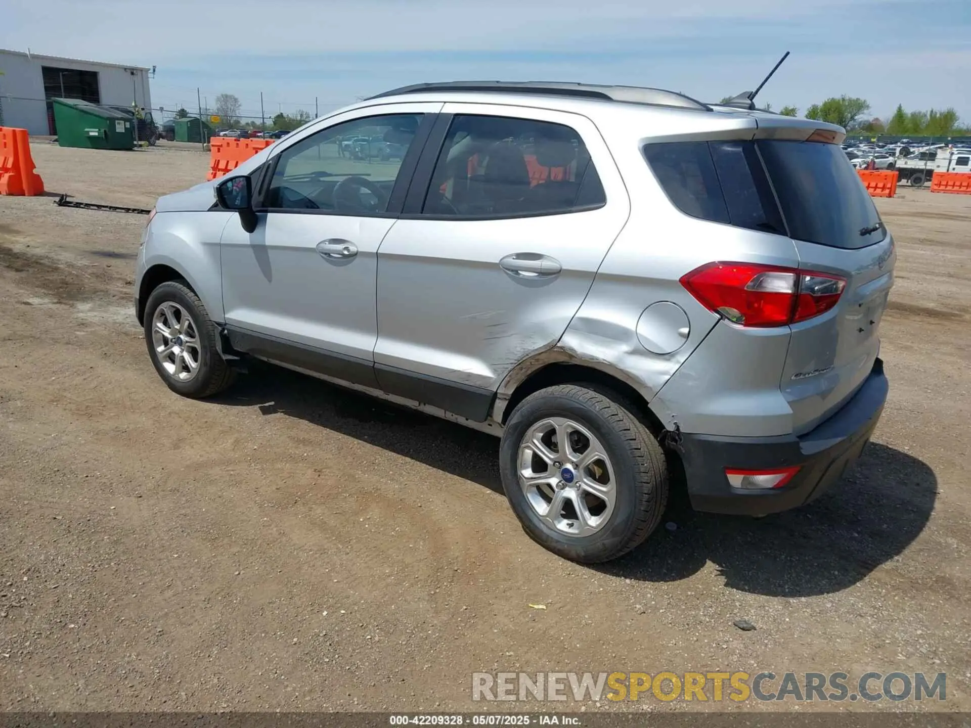 3 Photograph of a damaged car MAJ6S3GLXLC367129 FORD ECOSPORT 2020