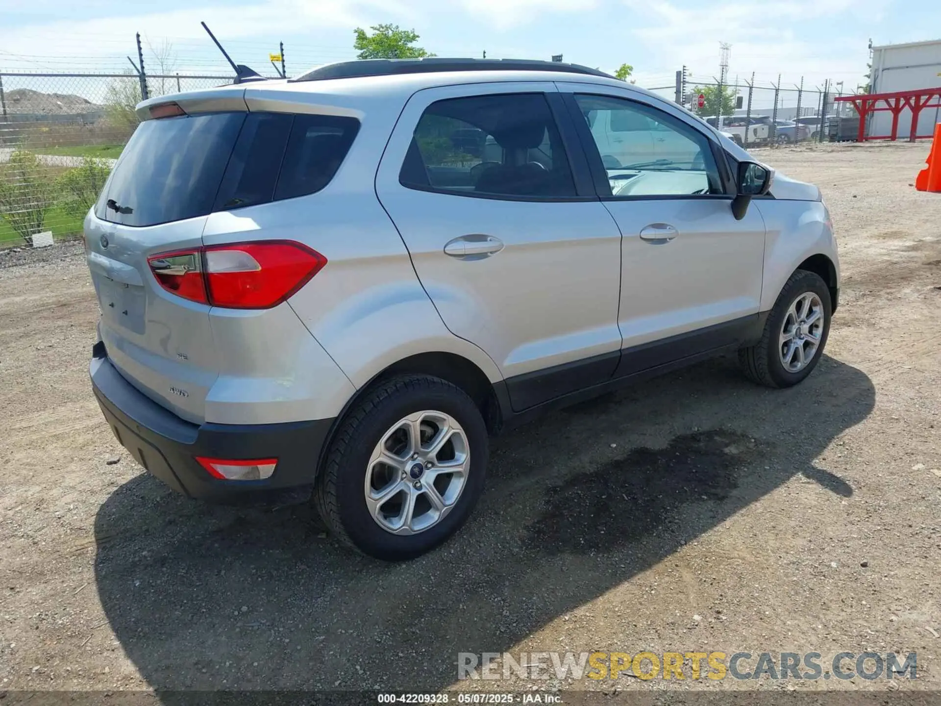 4 Photograph of a damaged car MAJ6S3GLXLC367129 FORD ECOSPORT 2020