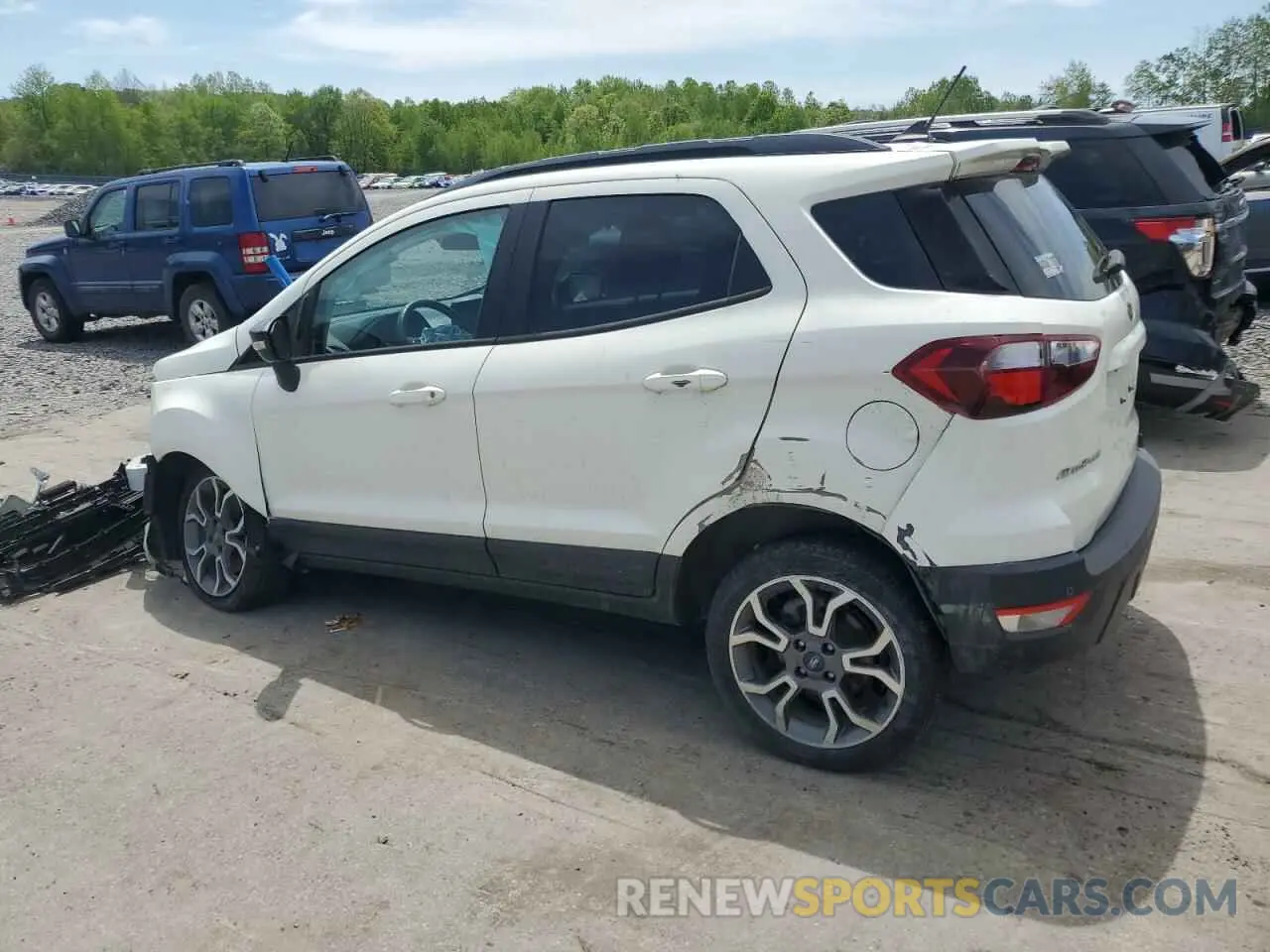 2 Photograph of a damaged car MAJ6S3JL6LC330149 FORD ECOSPORT 2020