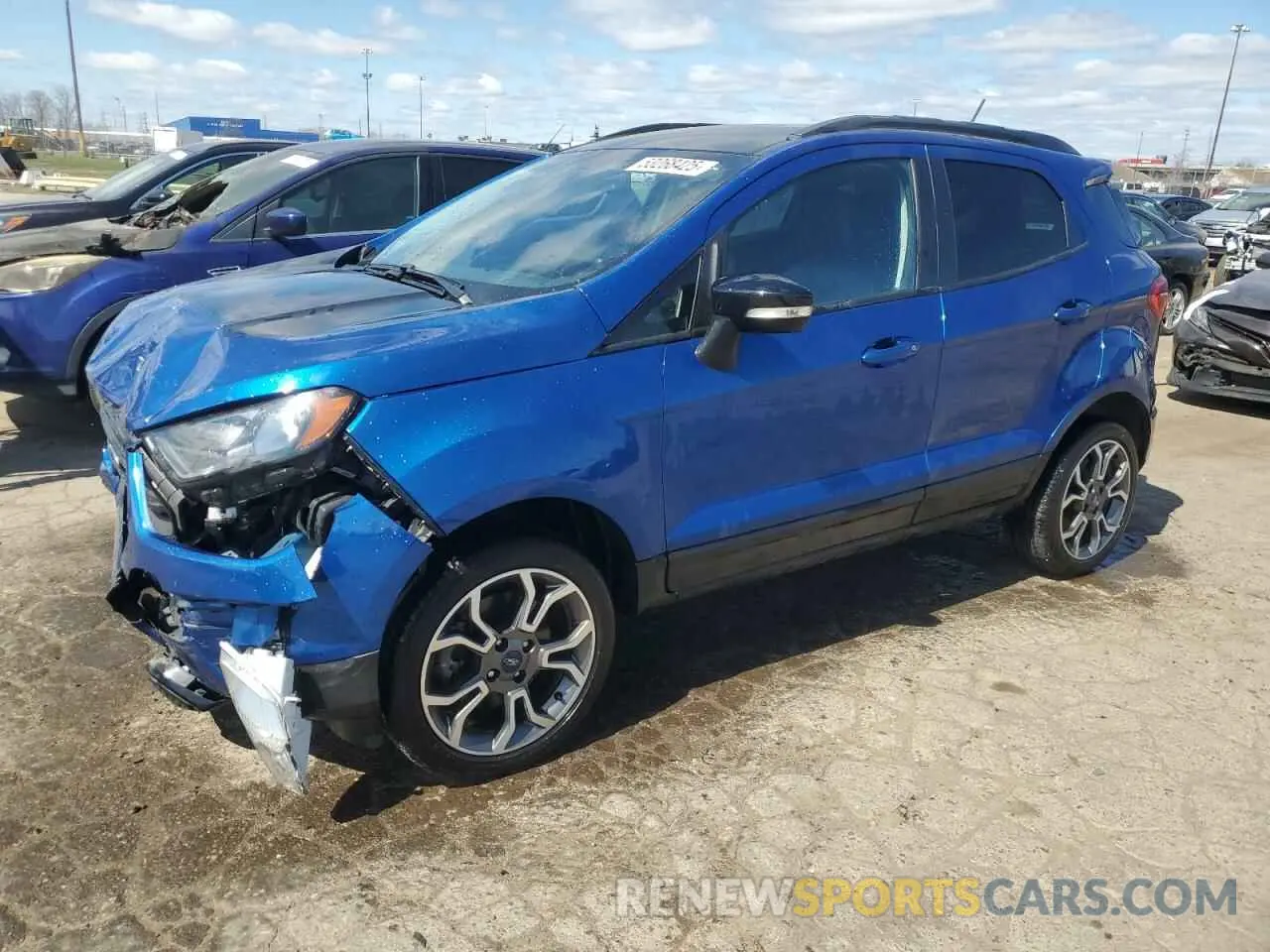 1 Фотография поврежденного автомобиля MAJ6S3JLXLC353370 FORD ECOSPORT 2020