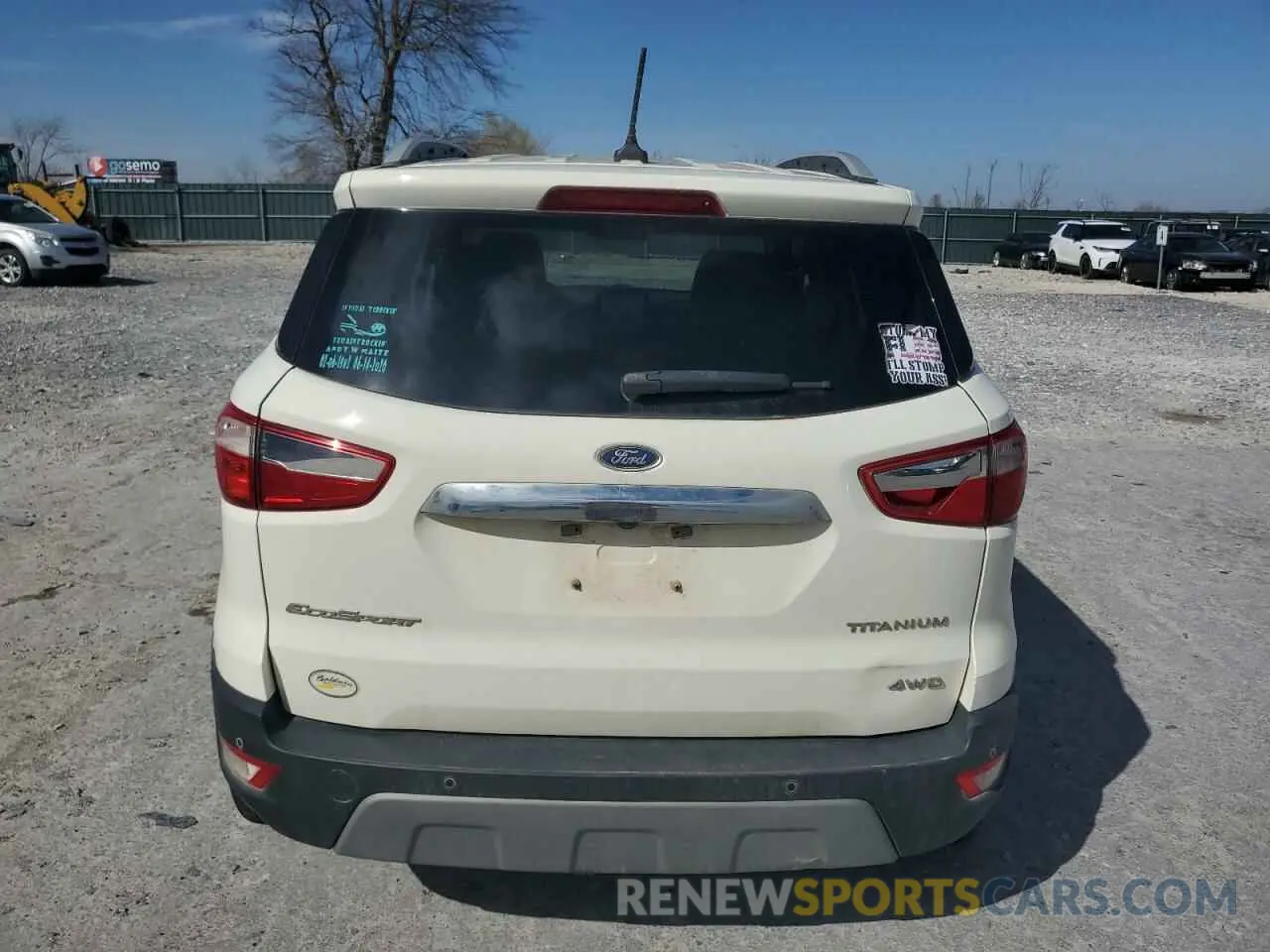 6 Photograph of a damaged car MAJ6S3KL1LC351375 FORD ECOSPORT 2020