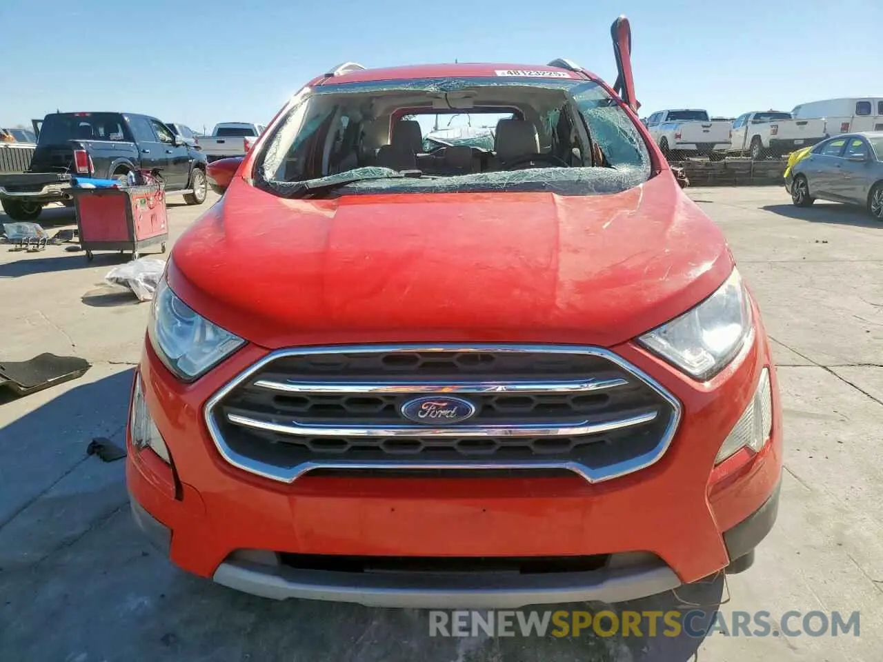 5 Photograph of a damaged car MAJ6S3KL1LC360500 FORD ECOSPORT 2020