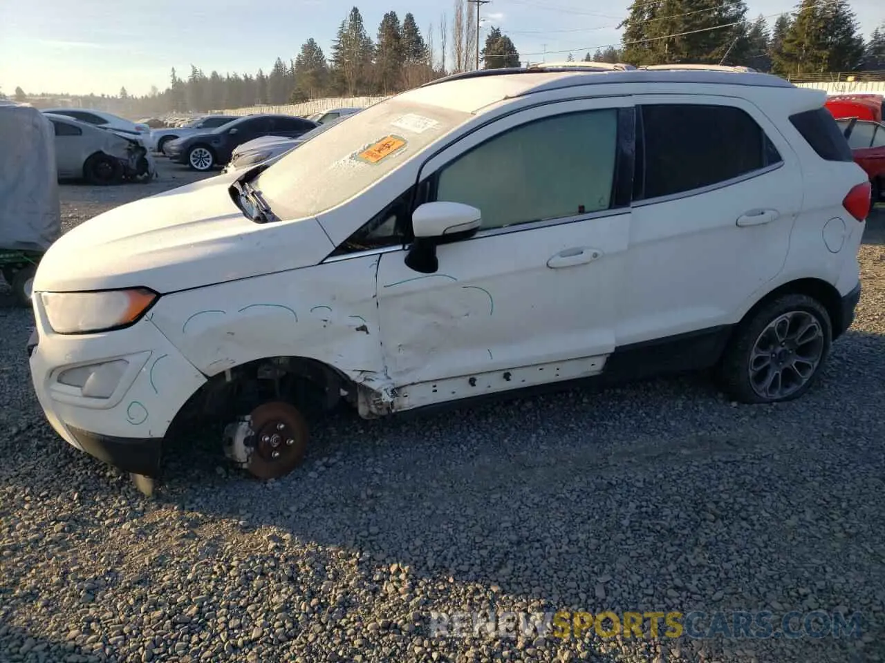 1 Photograph of a damaged car MAJ6S3KL4LC317091 FORD ECOSPORT 2020