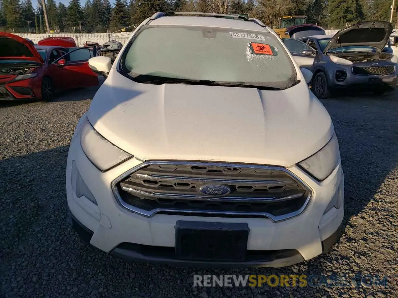 5 Photograph of a damaged car MAJ6S3KL4LC317091 FORD ECOSPORT 2020