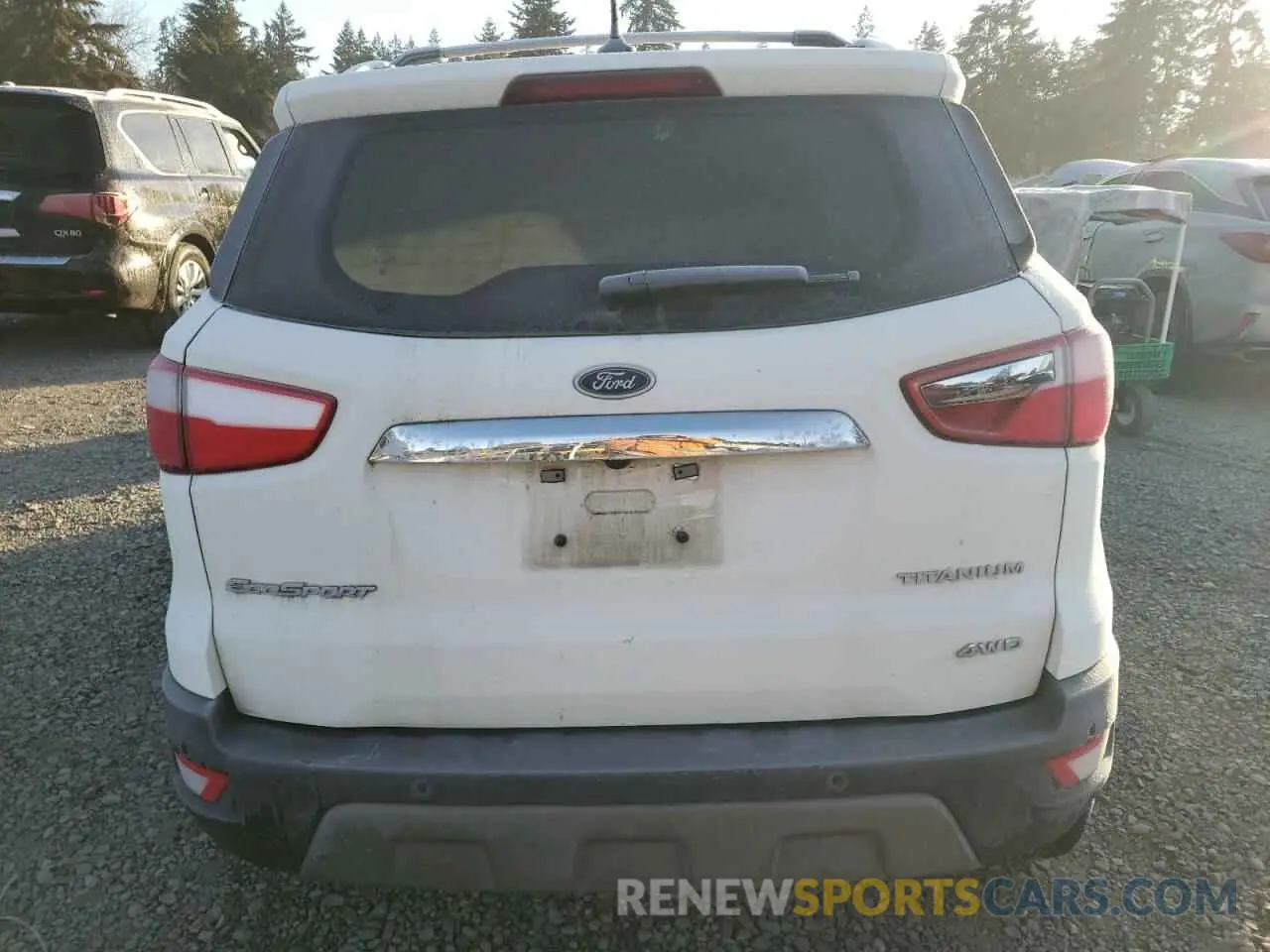 6 Photograph of a damaged car MAJ6S3KL4LC317091 FORD ECOSPORT 2020