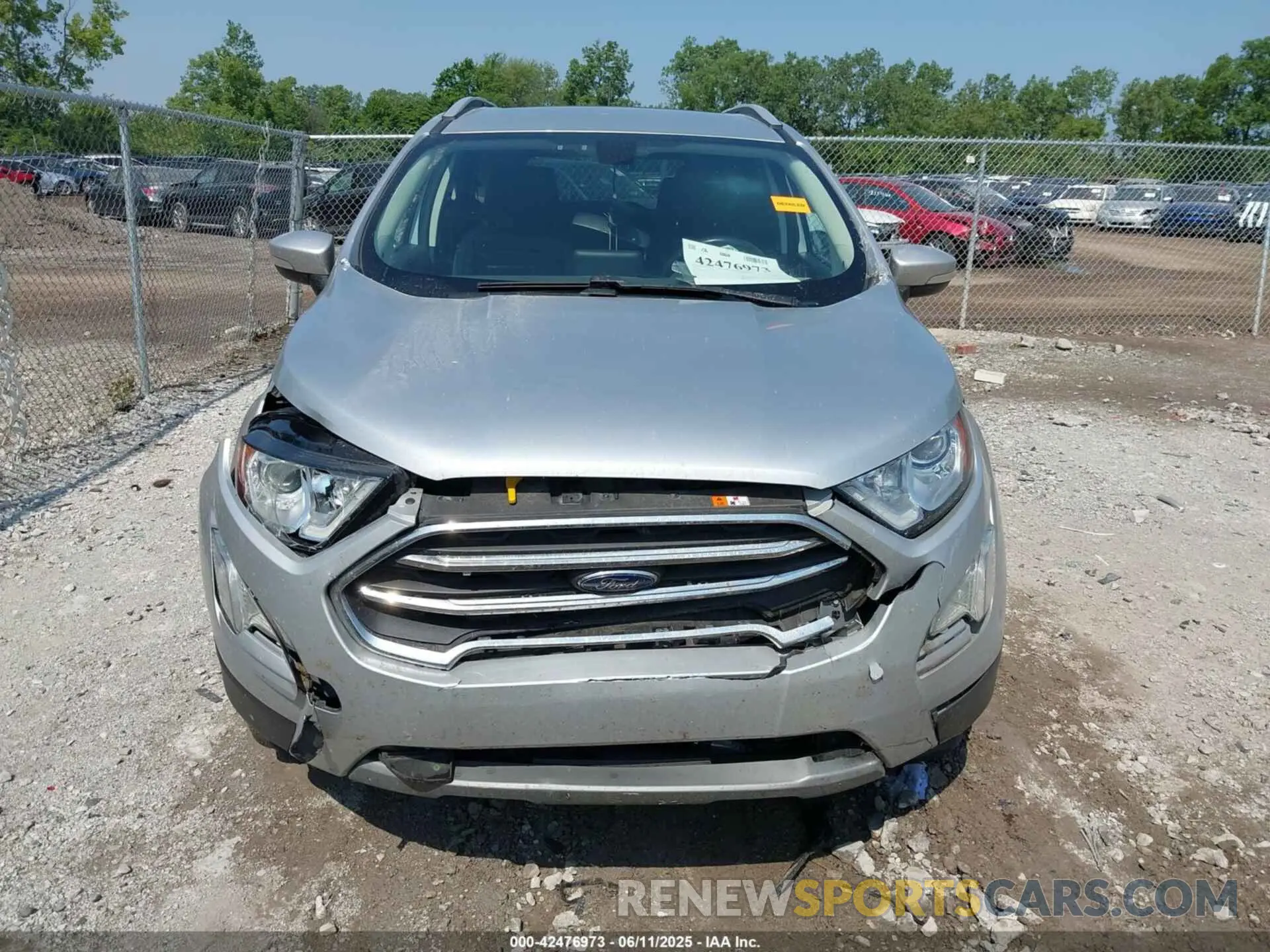 12 Photograph of a damaged car MAJ6S3KL4LC357140 FORD ECOSPORT 2020