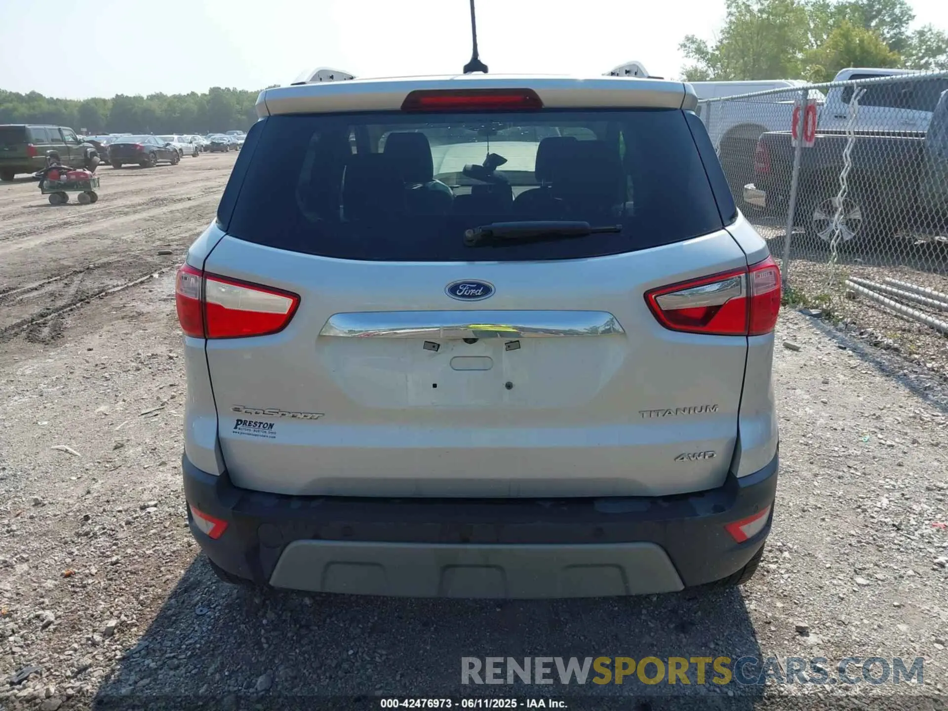 16 Photograph of a damaged car MAJ6S3KL4LC357140 FORD ECOSPORT 2020
