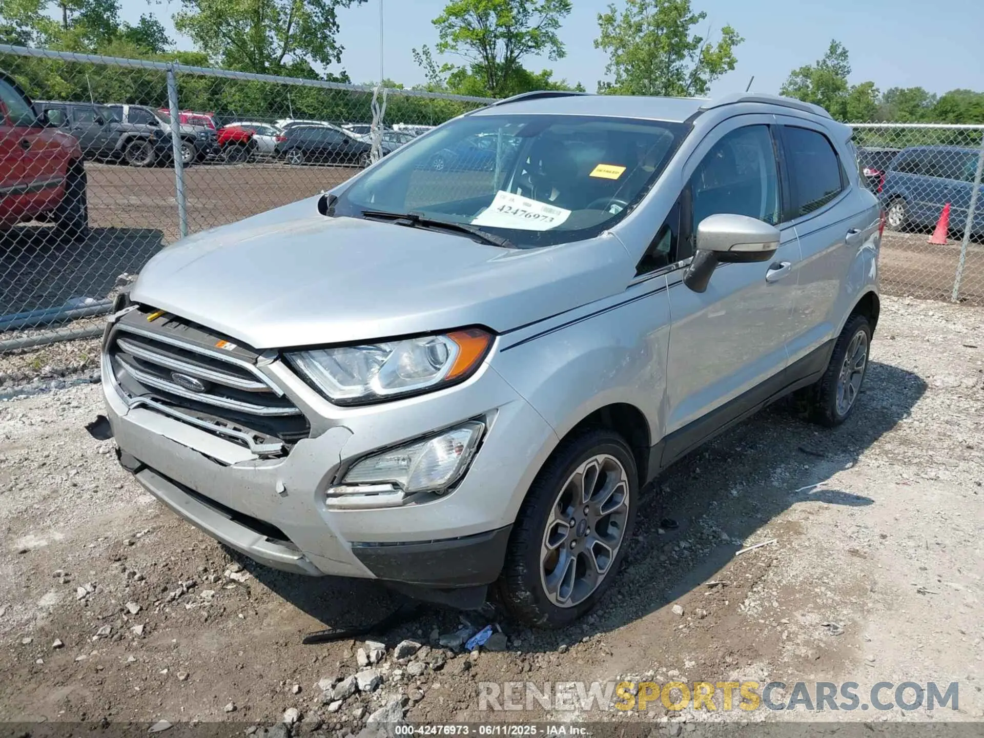 2 Photograph of a damaged car MAJ6S3KL4LC357140 FORD ECOSPORT 2020