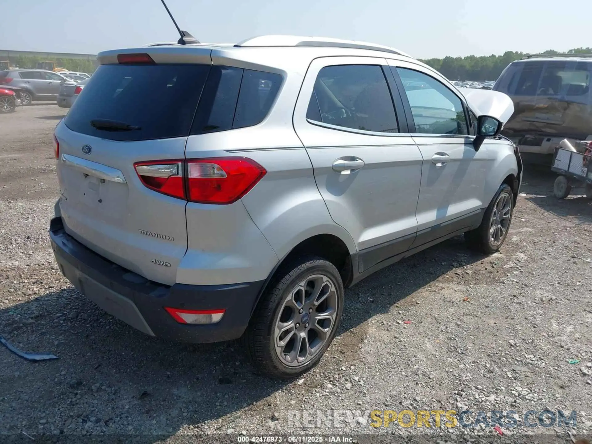4 Photograph of a damaged car MAJ6S3KL4LC357140 FORD ECOSPORT 2020