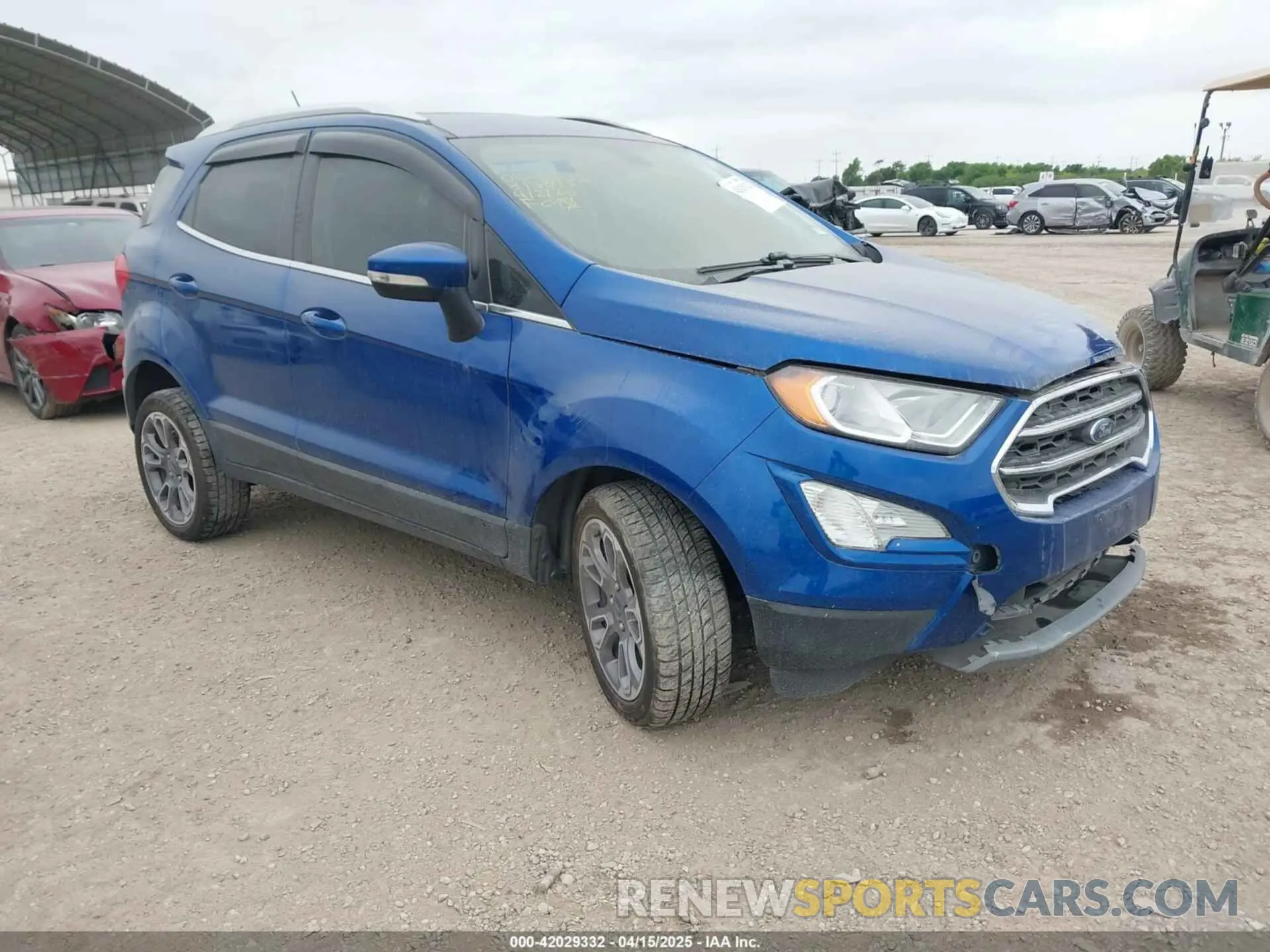 1 Фотография поврежденного автомобиля MAJ6S3KL5LC313843 FORD ECOSPORT 2020