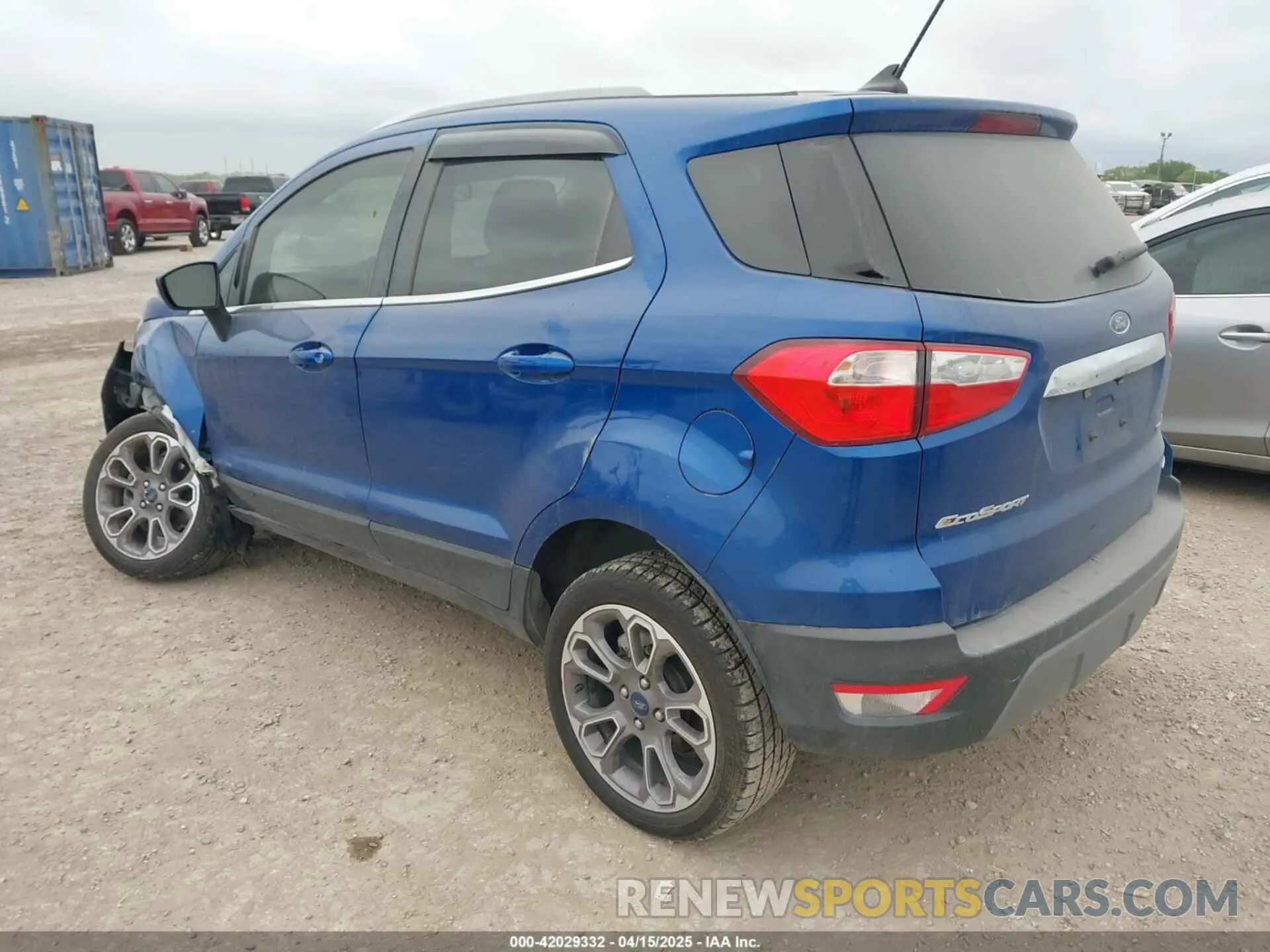 3 Фотография поврежденного автомобиля MAJ6S3KL5LC313843 FORD ECOSPORT 2020