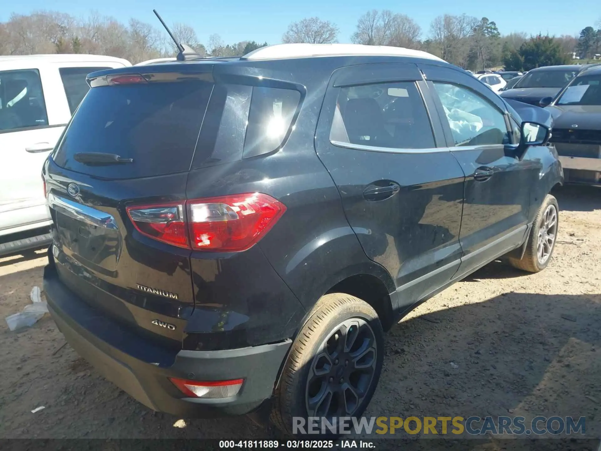 4 Фотография поврежденного автомобиля MAJ6S3KL5LC391538 FORD ECOSPORT 2020