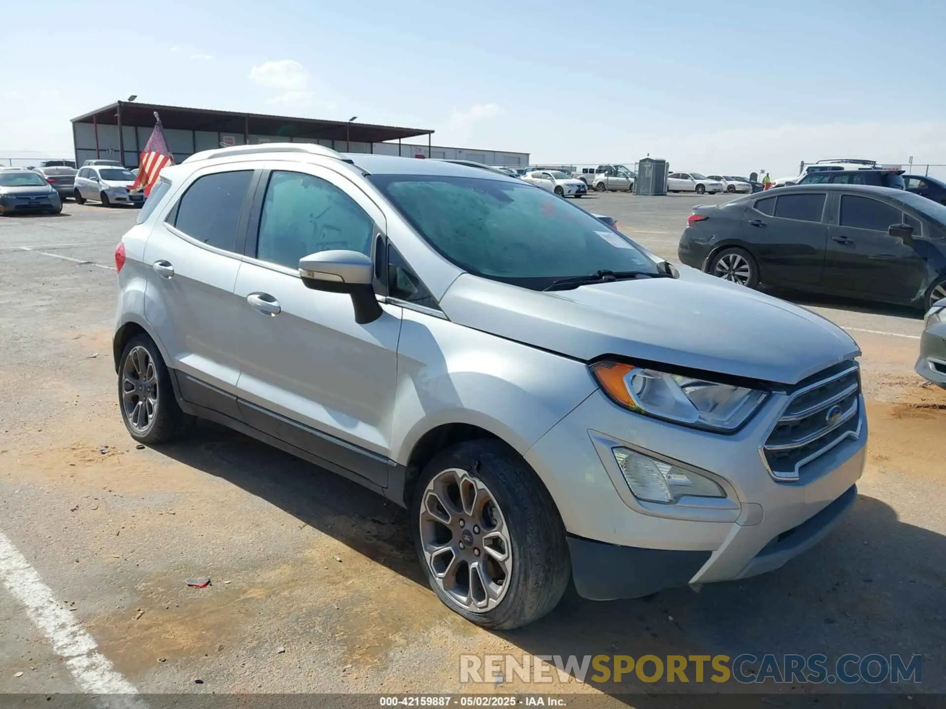 1 Photograph of a damaged car MAJ6S3KLXLC323817 FORD ECOSPORT 2020