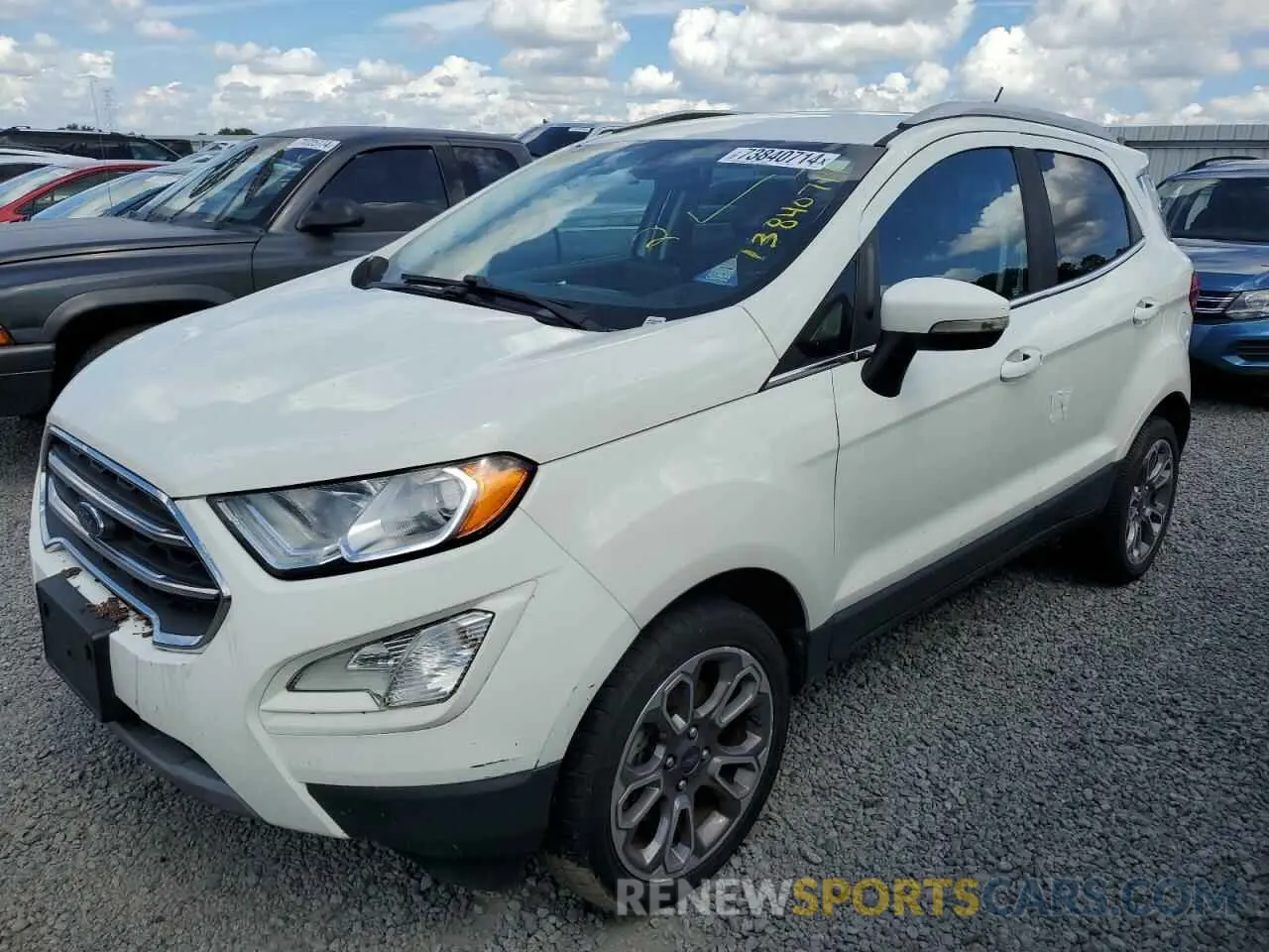 1 Фотография поврежденного автомобиля MAJ6S3KLXLC350399 FORD ECOSPORT 2020