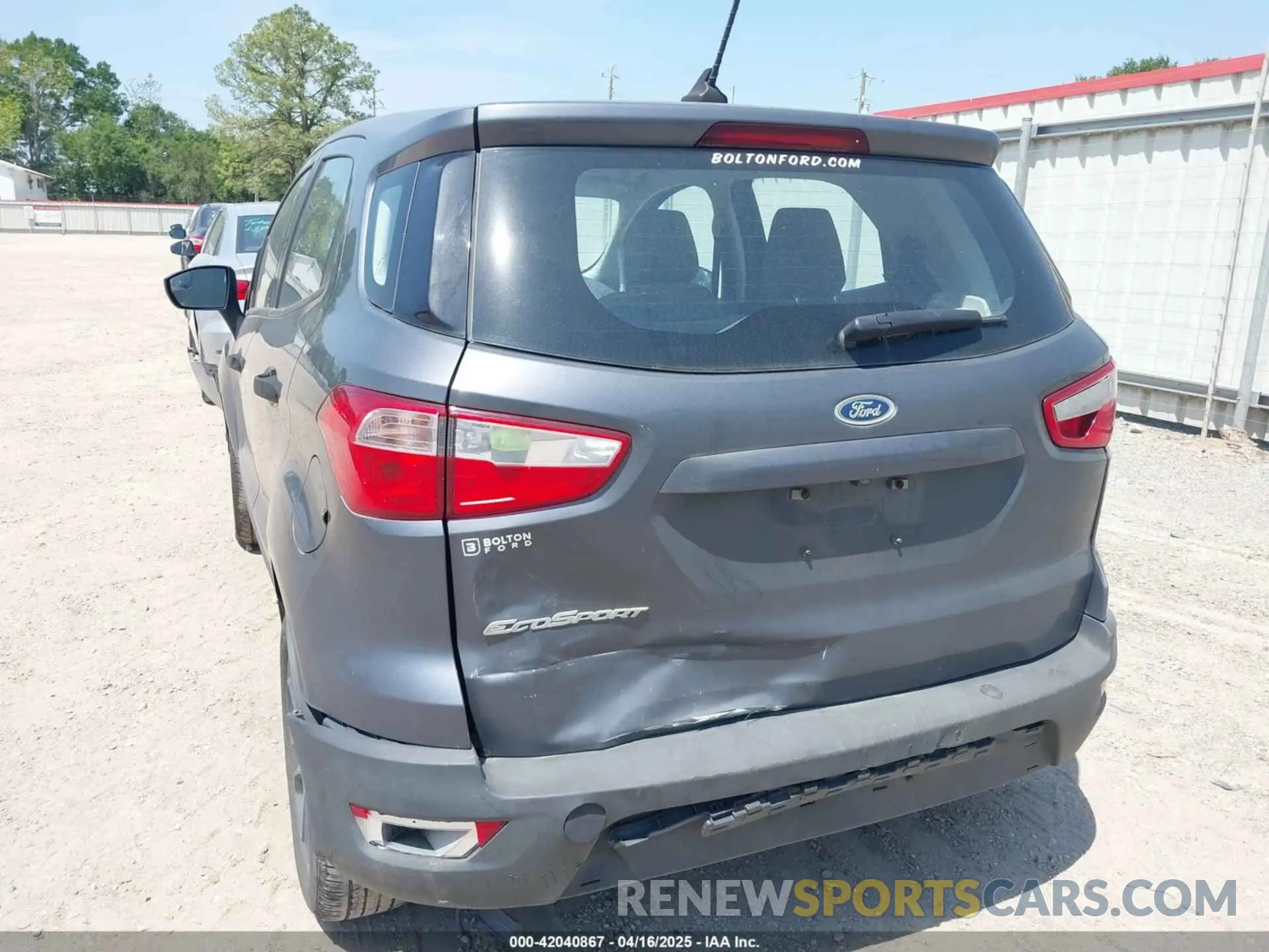 6 Photograph of a damaged car MAJ3S2FE0MC407879 FORD ECOSPORT 2021