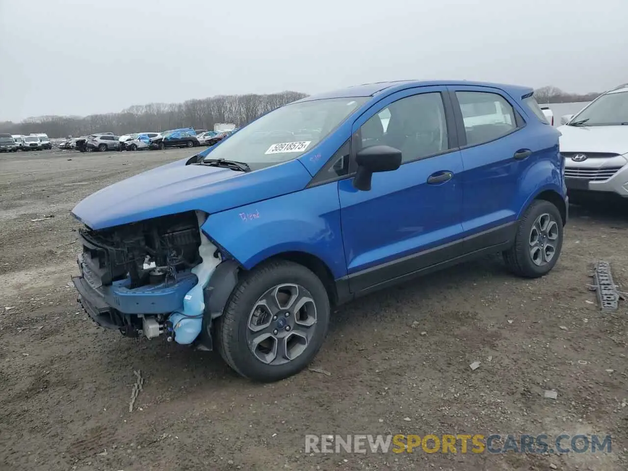 1 Фотография поврежденного автомобиля MAJ3S2FE1MC425212 FORD ECOSPORT 2021