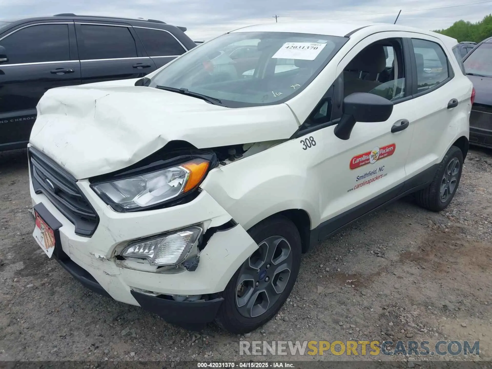 2 Photograph of a damaged car MAJ3S2FE1MC438364 FORD ECOSPORT 2021