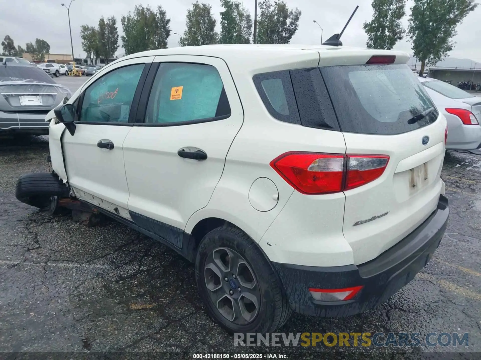 3 Фотография поврежденного автомобиля MAJ3S2FE2MC435361 FORD ECOSPORT 2021
